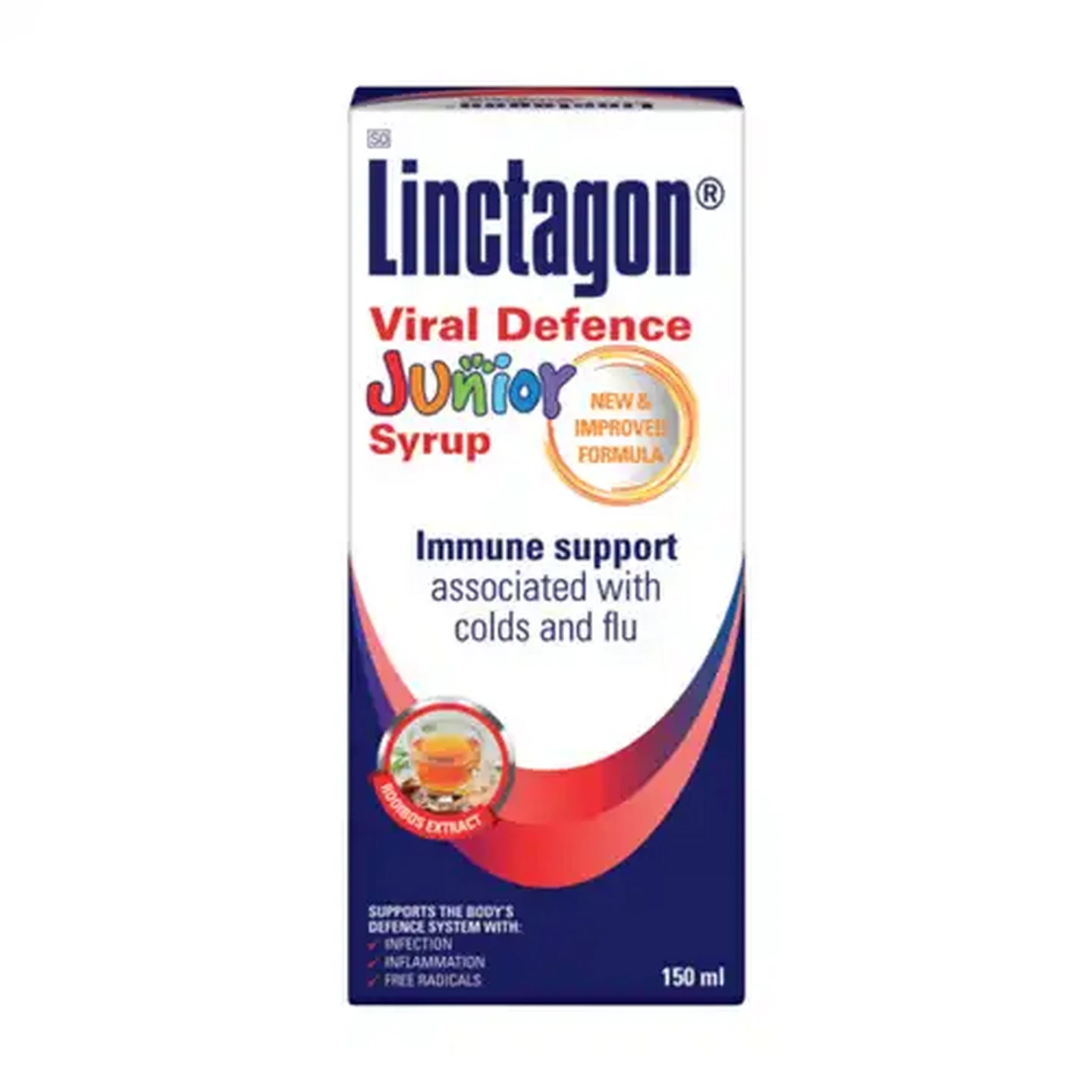 Image of Linctagon Rooibos Extract Viral Defence Junior Syrup 150ml