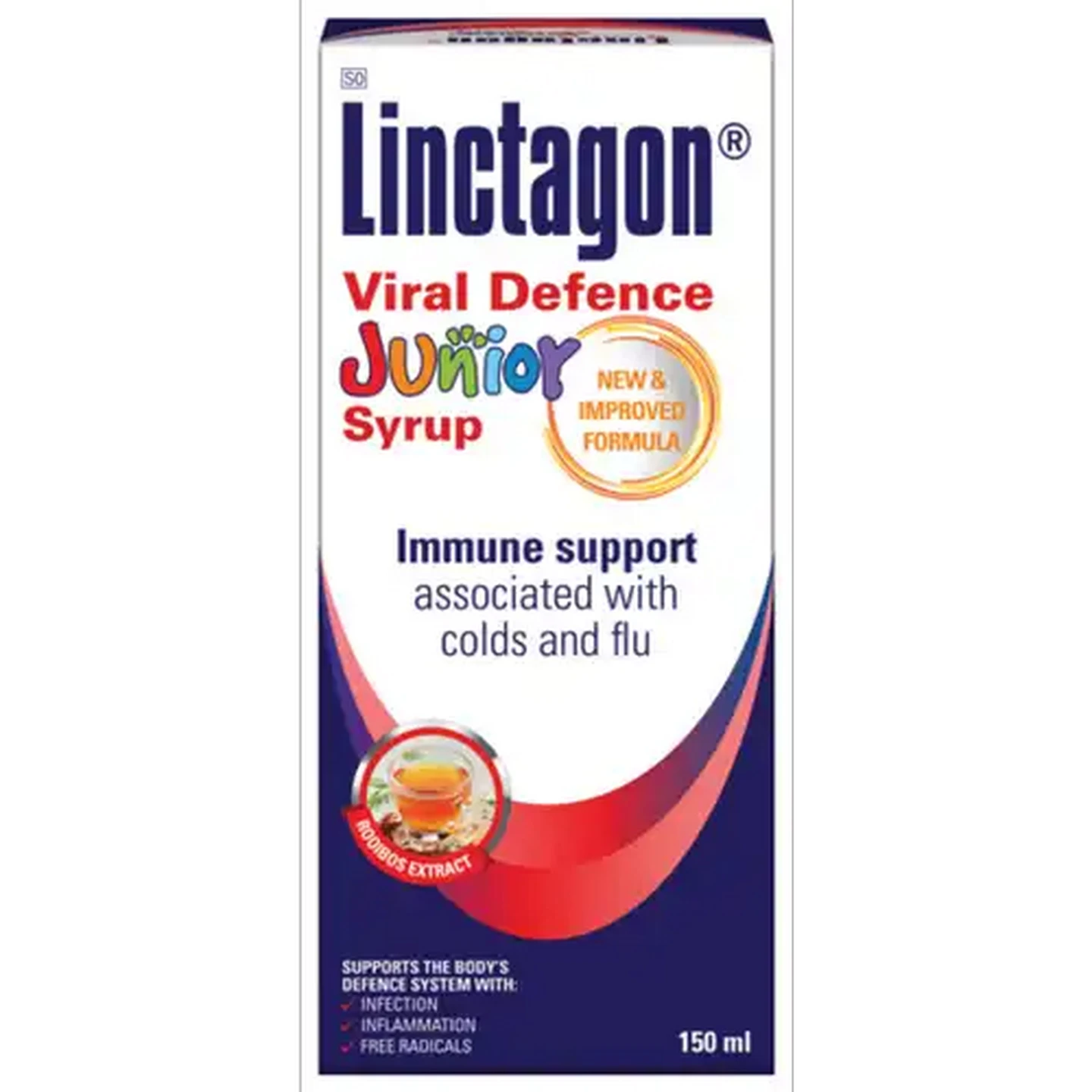 Image of Linctagon Rooibos Extract Viral Defence Junior Syrup 150ml