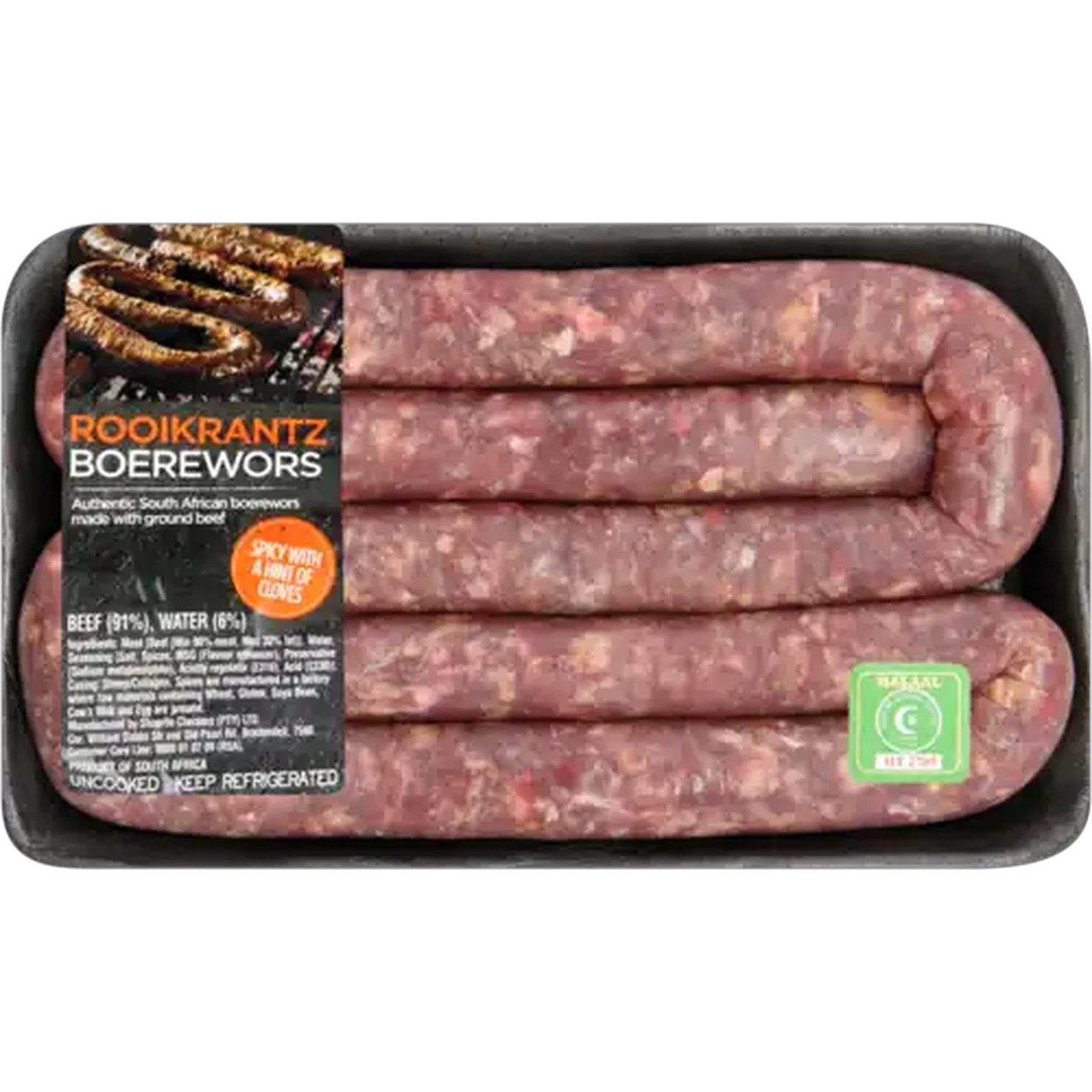 Image of Rooikrantz Thin Halaal Boerewors Per kg