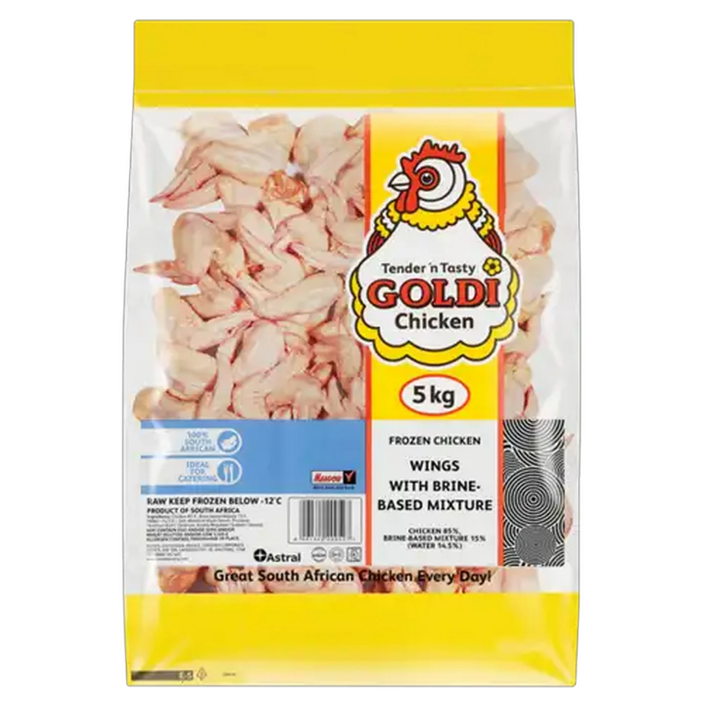 Image of Goldi Chicken IQF Frozen Chicken Wings 5kg