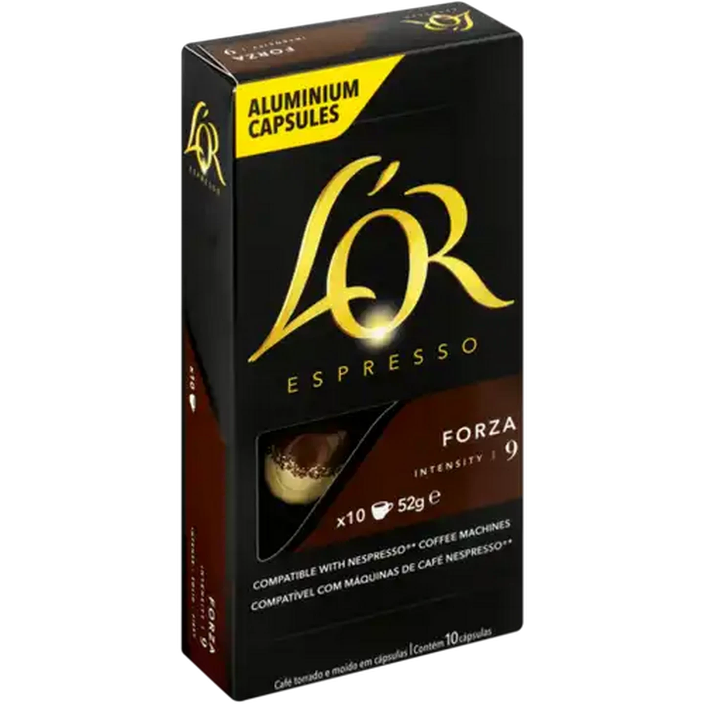Image of L'OR Espresso Forza Coffee Capsules 10 Pack