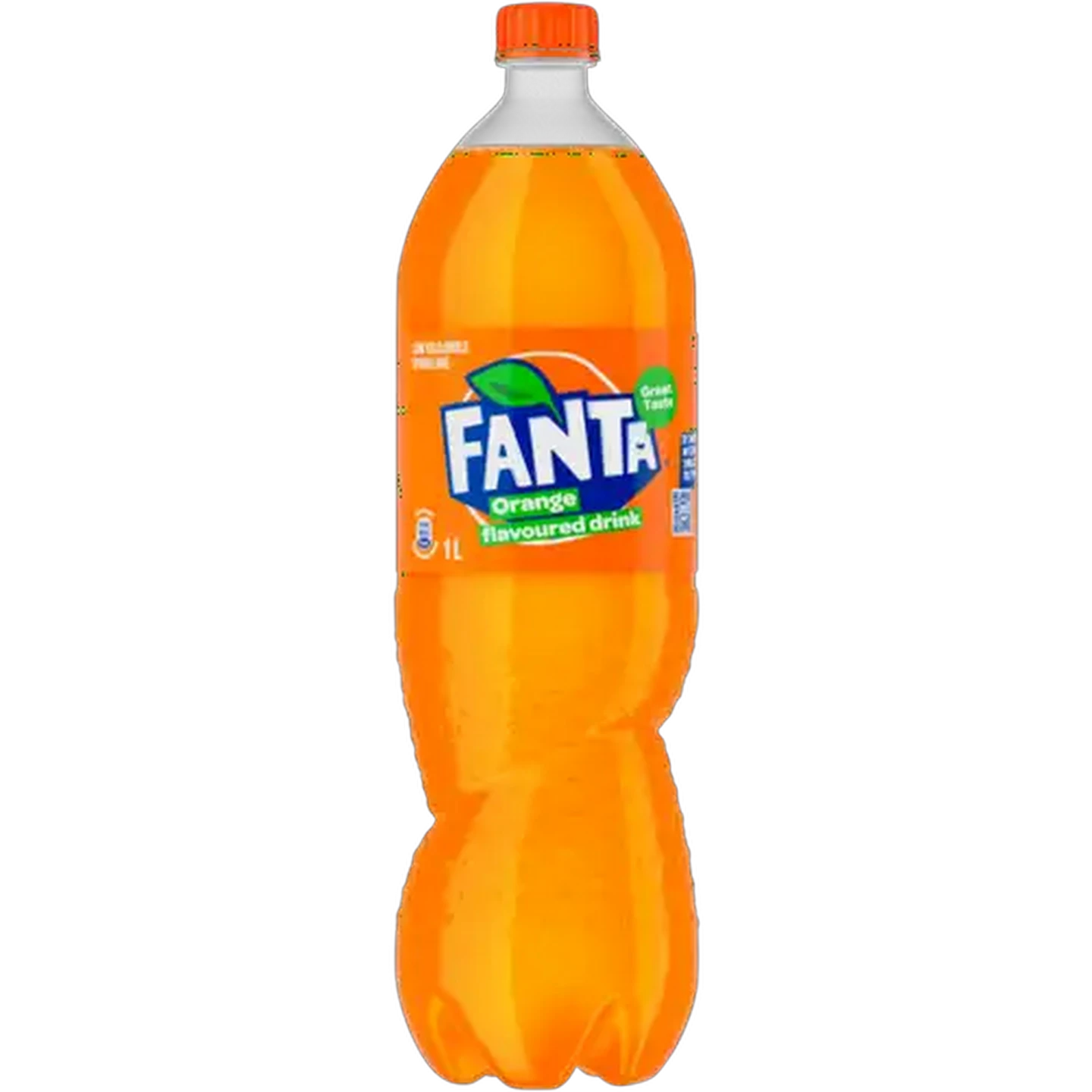 Image of Fanta Orange Flavoured Sparkling Soft Drink Bottle 1L