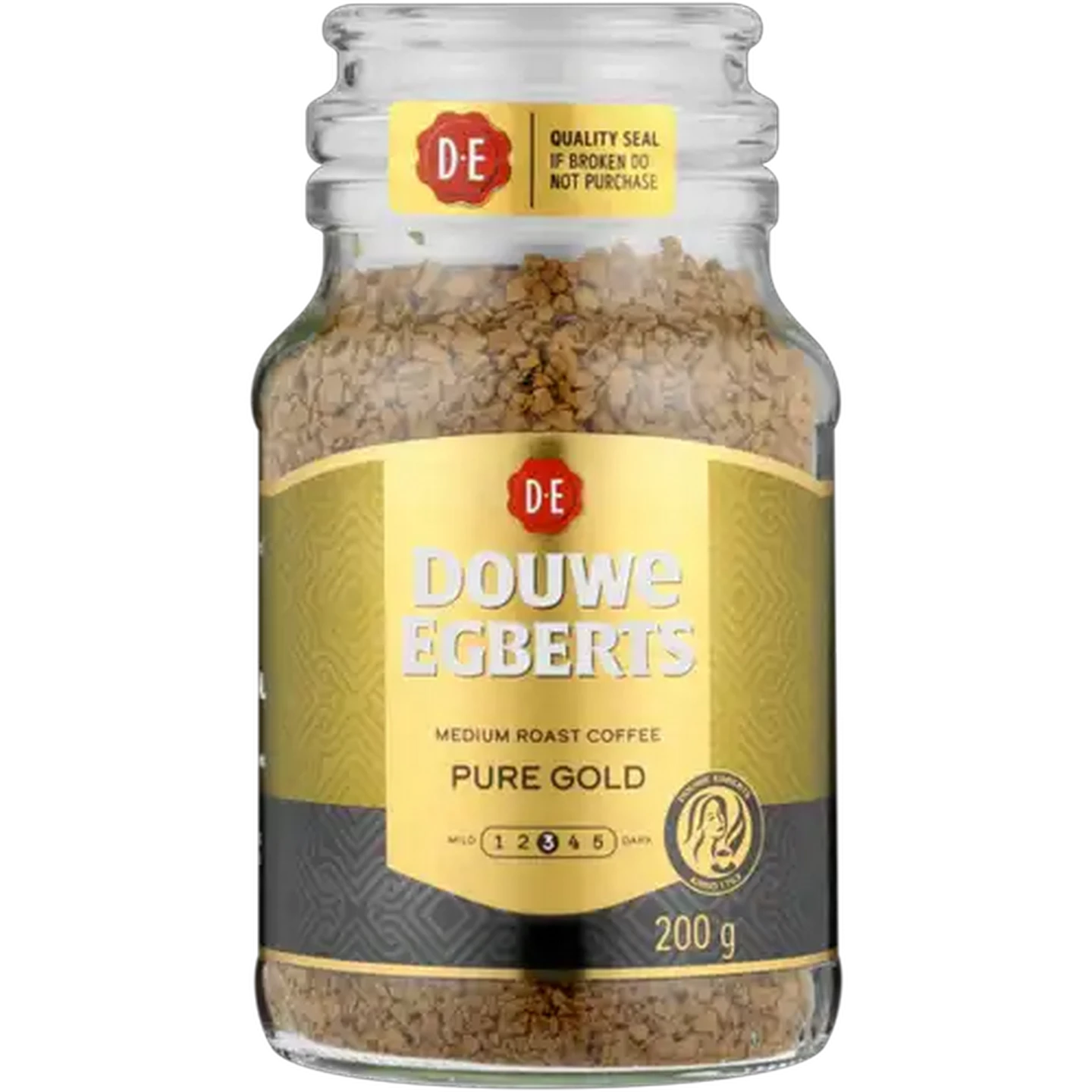 Image of Douwe Egberts Pure Gold Instant Coffee 200g
