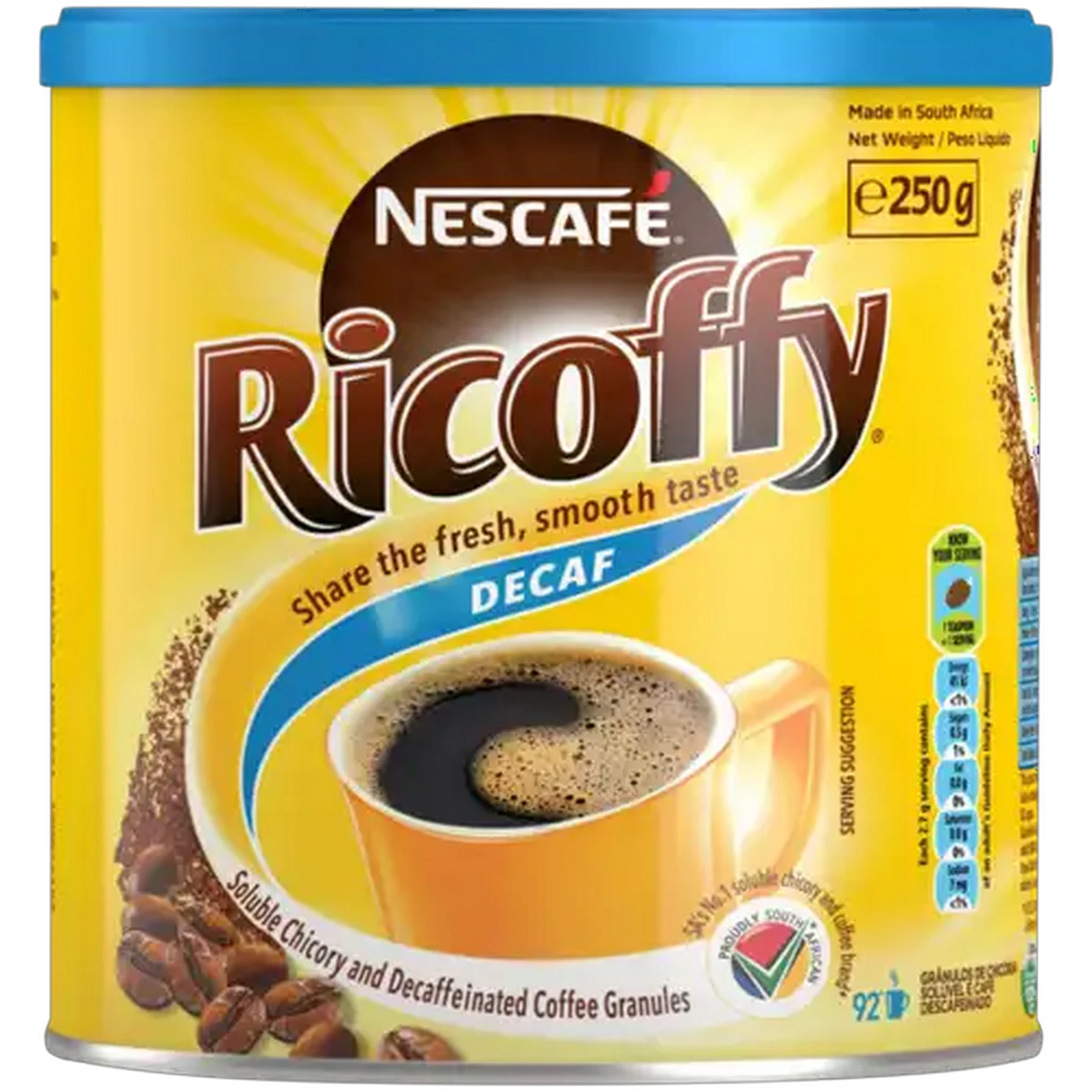 Image of NESCAFÉ RICOFFY Decaf Instant Coffee 250g