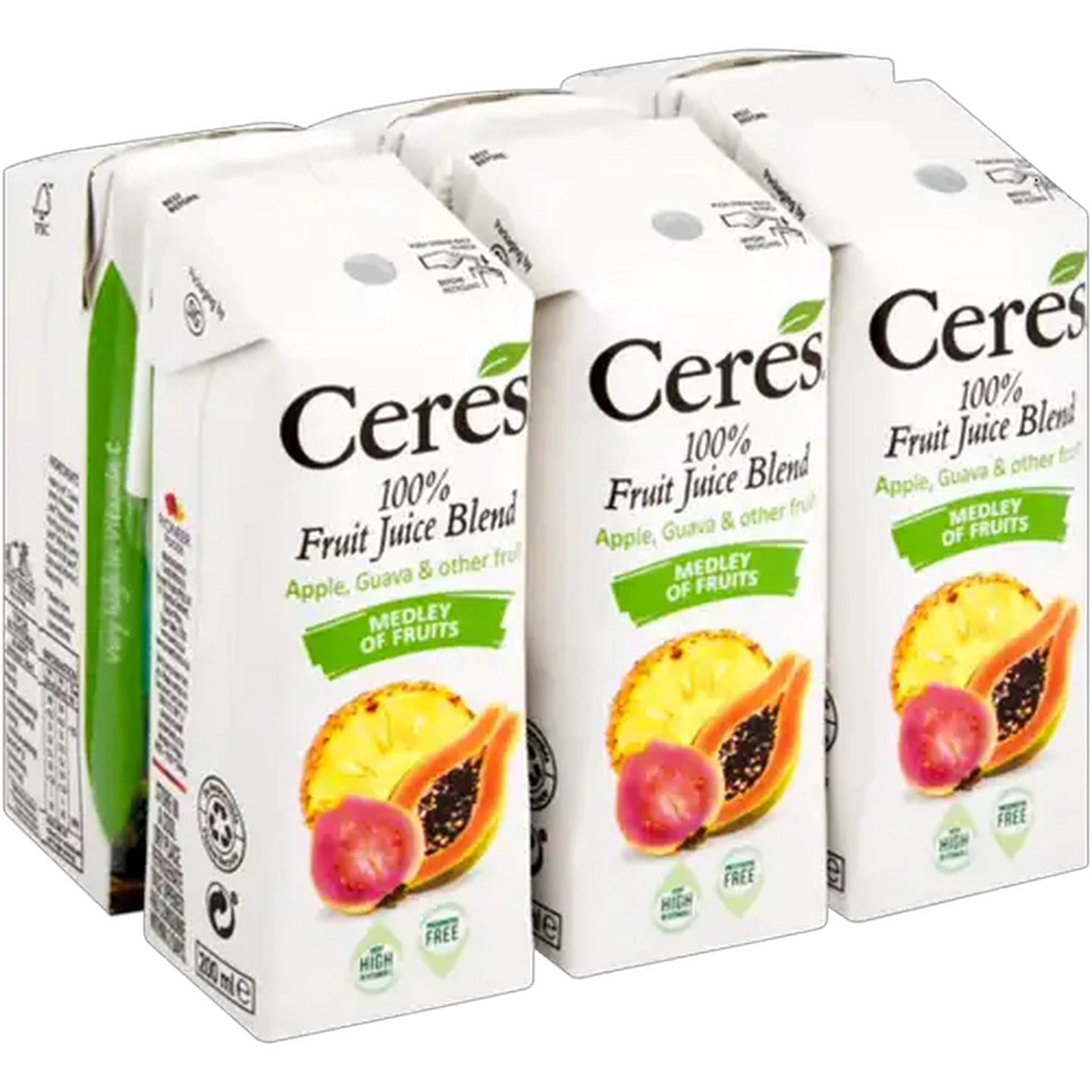 Image of Ceres Medley Of Fruit Juice Pack 6 x 200ml