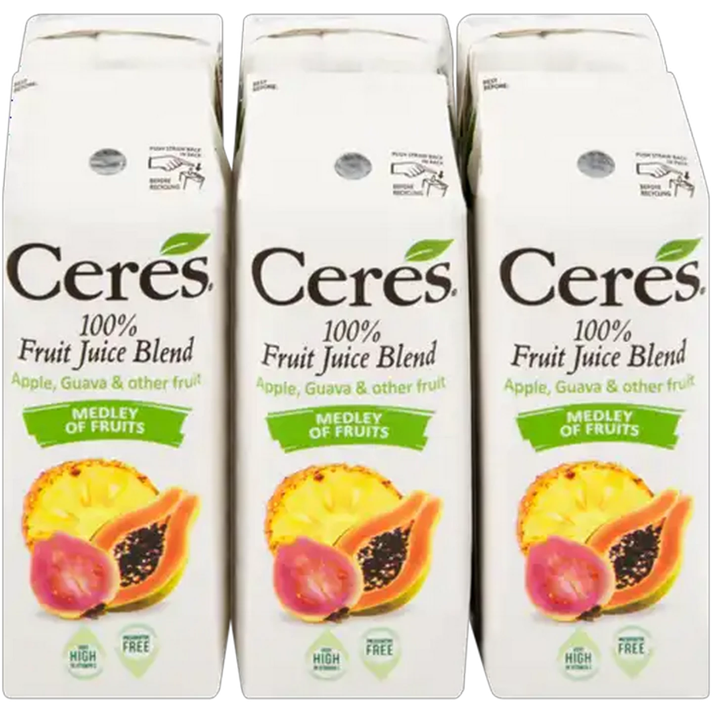 Image of Ceres Medley Of Fruit Juice Pack 6 x 200ml
