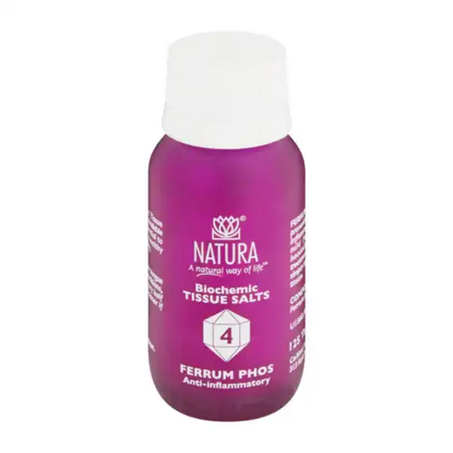 Image of Natura Biochemic Tissue Salts Ferrum Phos Tablets 125 Pack