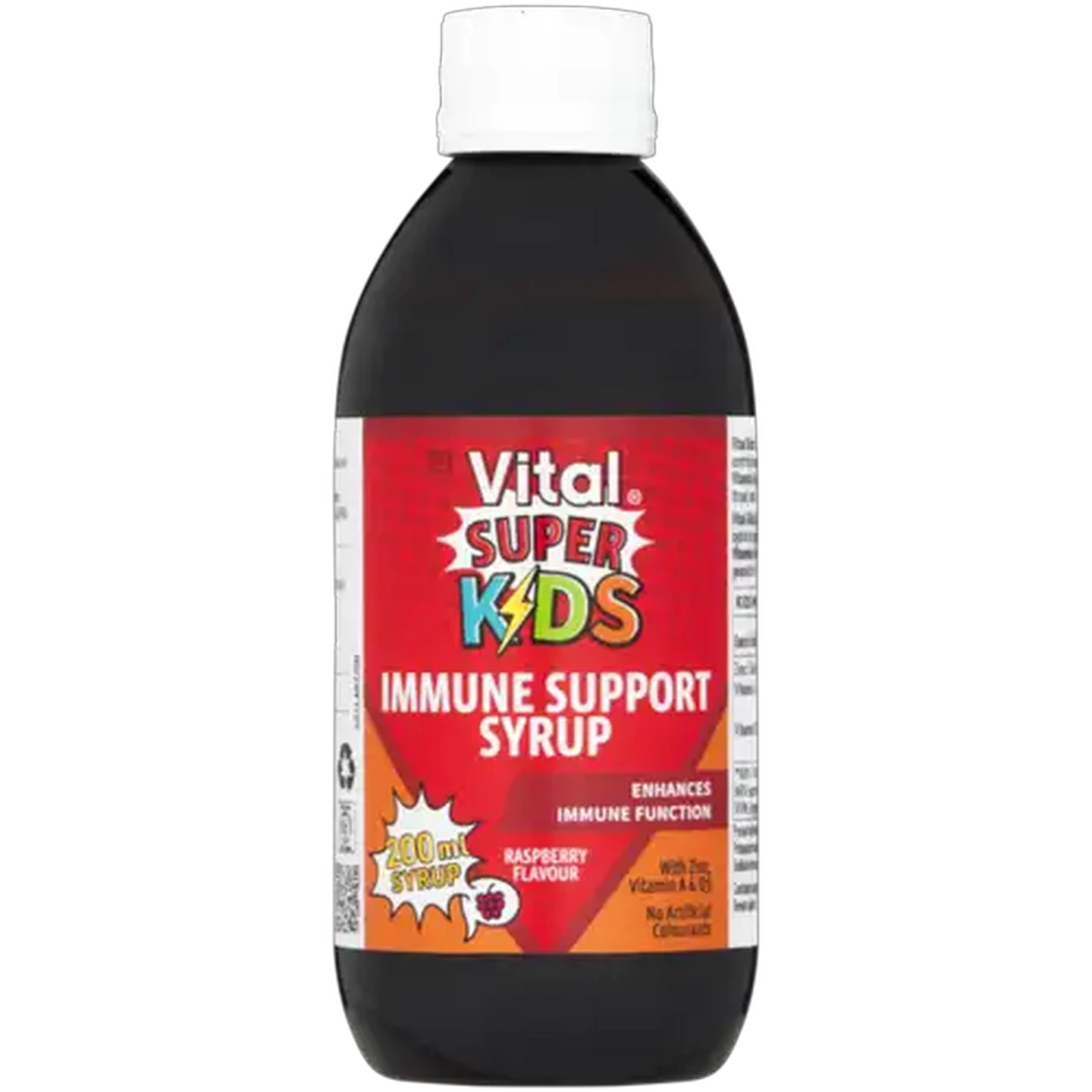Image of Vital Kids Immune Support Syrup Bottle 200ml