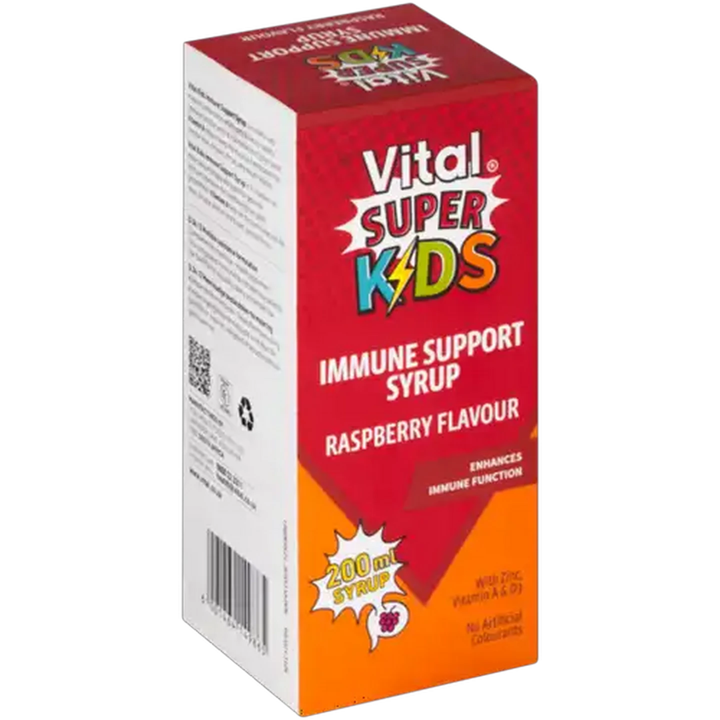 Image of Vital Kids Immune Support Syrup Bottle 200ml