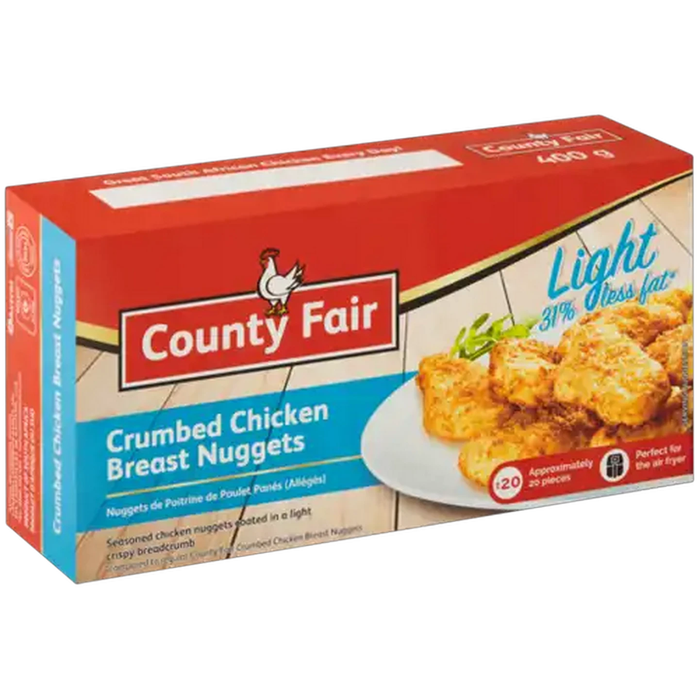 Image of County Fair Frozen Light Crumbed Chicken Breast Nuggets 400g