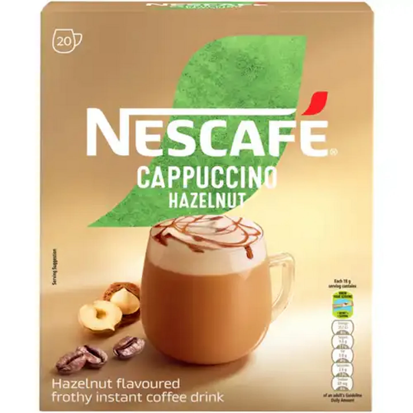 Checkers Sixty60 | NESCAFÉ Hazelnut Instant Cappuccino 20 x 18g