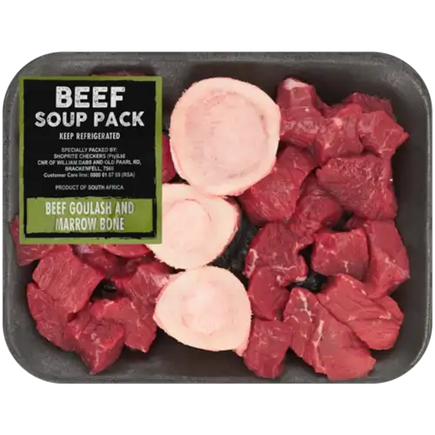 Image of Beef Goulash & Marrow Bone Soup Pack Per kg
