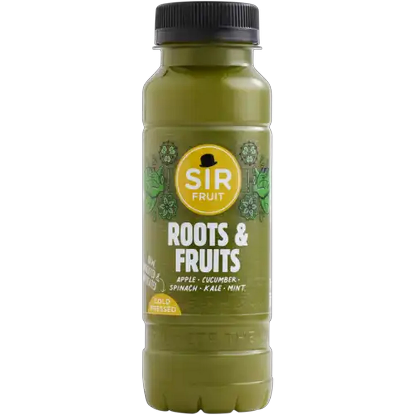 Image of Sir Fruit Roots & Fruits Apple, Cucumber, Spinach, Kale & Mint Cold Pressed Juice 250ml