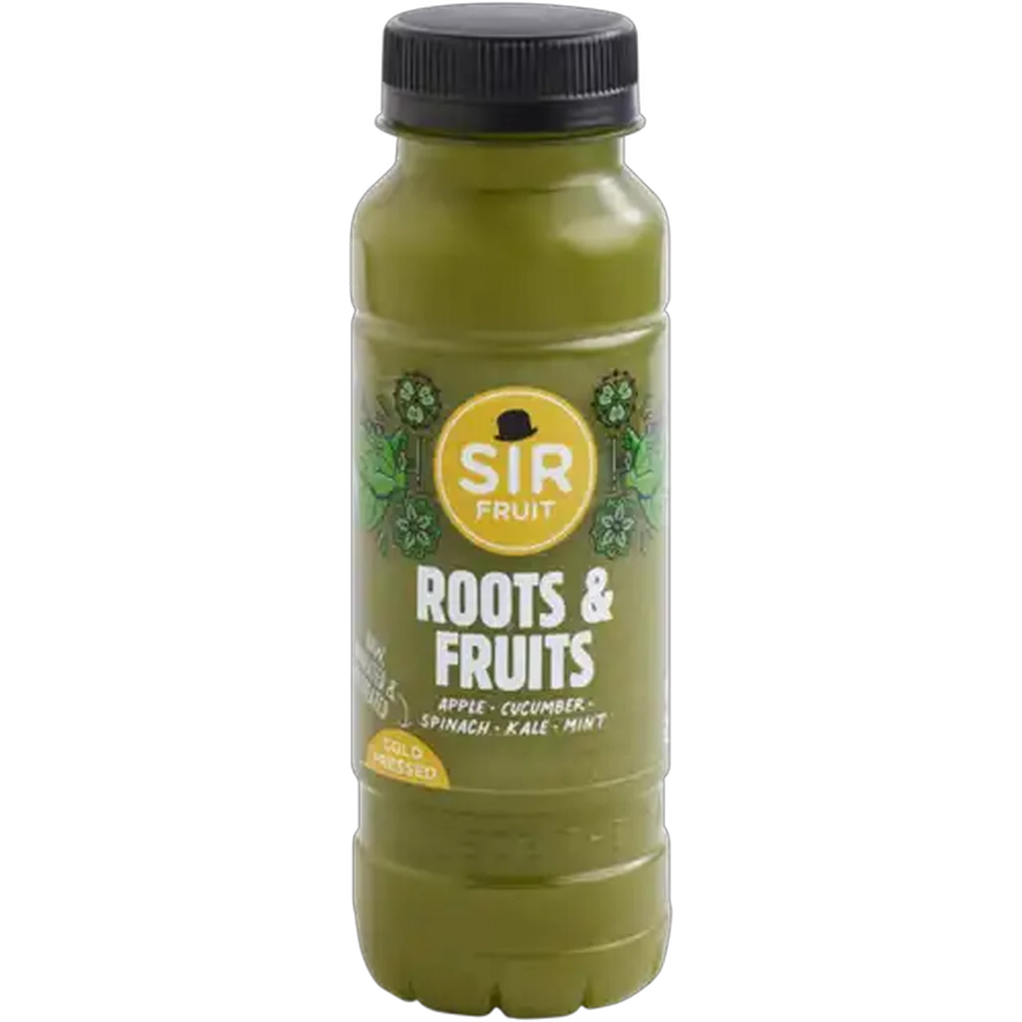 Image of Sir Fruit Roots & Fruits Apple, Cucumber, Spinach, Kale & Mint Cold Pressed Juice 250ml