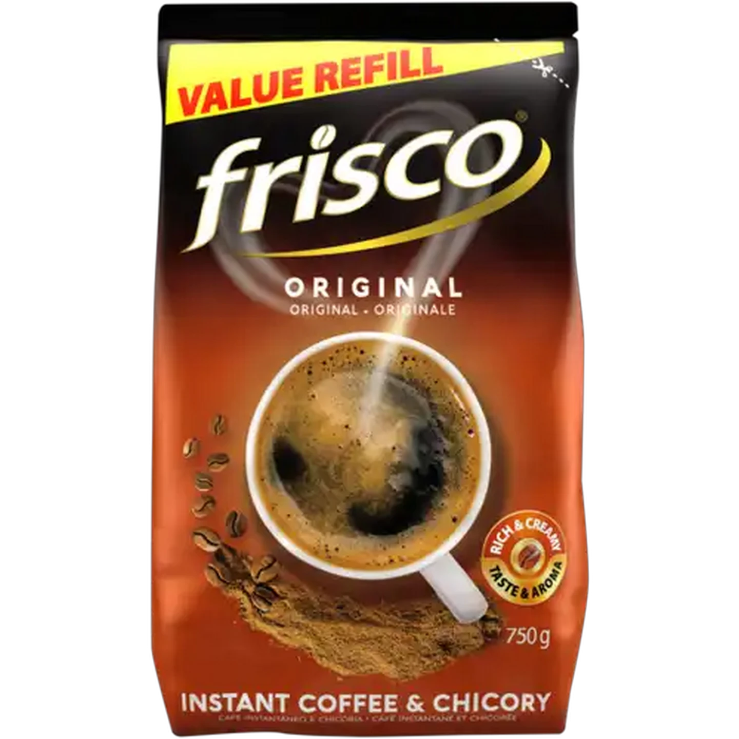 Image of Frisco Original Instant Coffee & Chicory Pouch 750g
