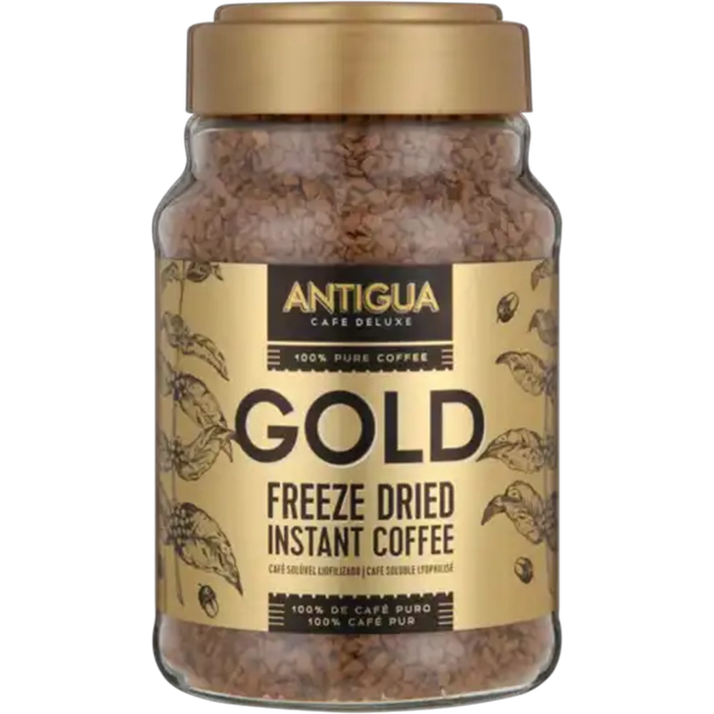 Image of Antigua Gold Freeze Dried Instant Coffee Jar 200g