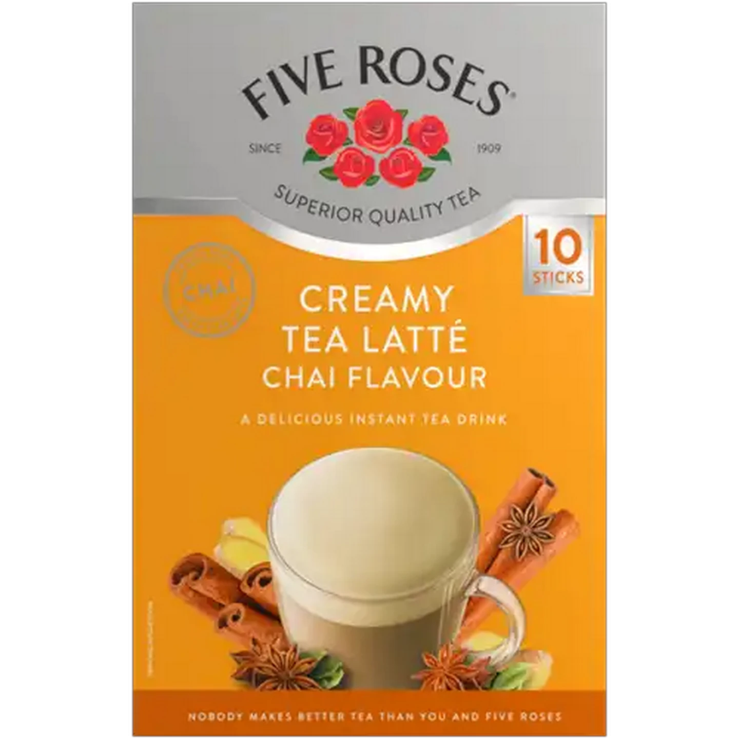 Image of Five Roses Chai Flavour Creamy Tea Latté 10 Pack