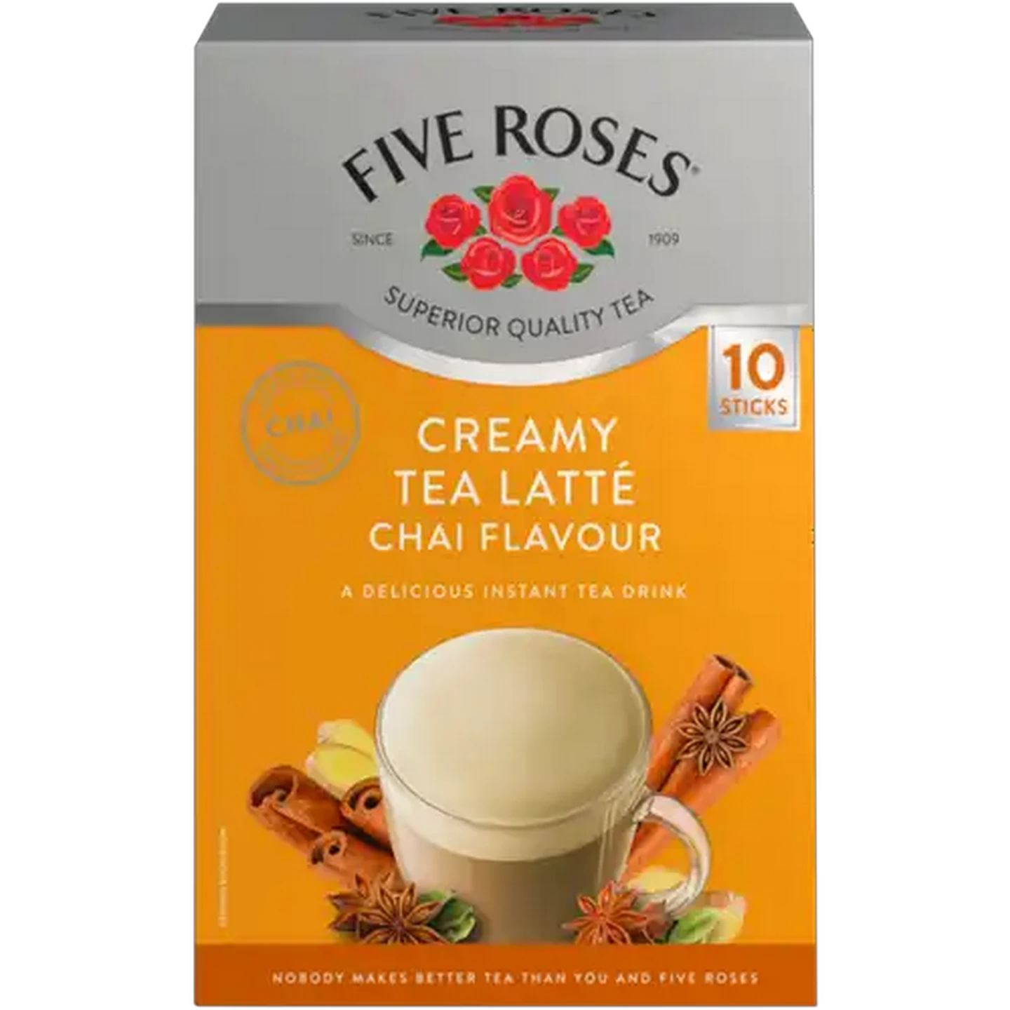 Image of Five Roses Chai Flavour Creamy Tea Latté 10 Pack