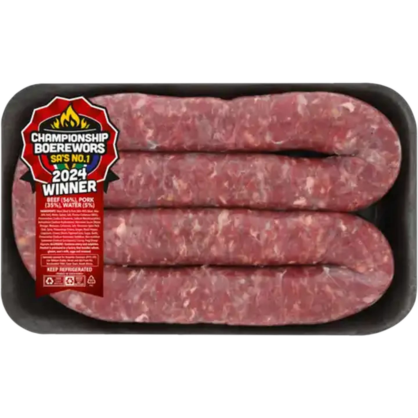 Image of Championship Boerewors Rosette Beef & Pork Thick Boerewors Per KG