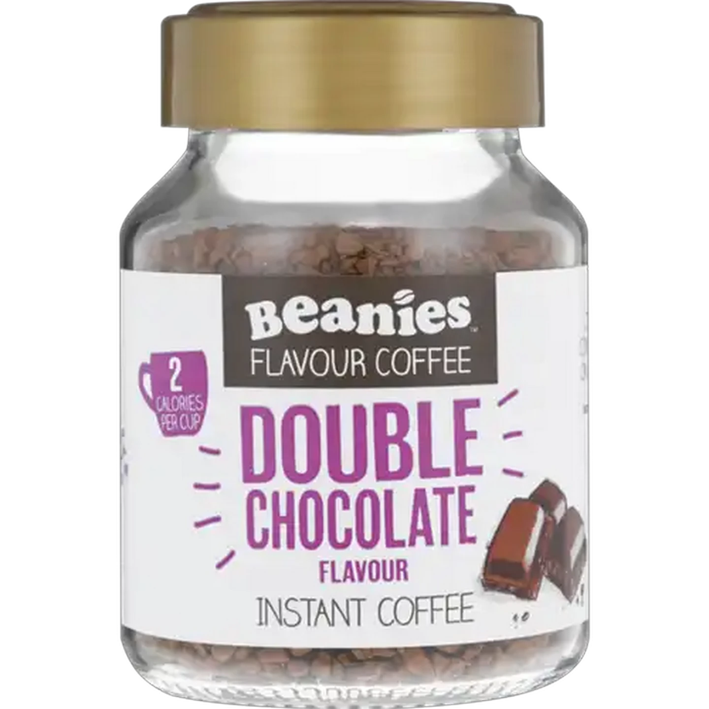 Image of Beanies Double Chocolate Flavoured Instant Coffee 50g
