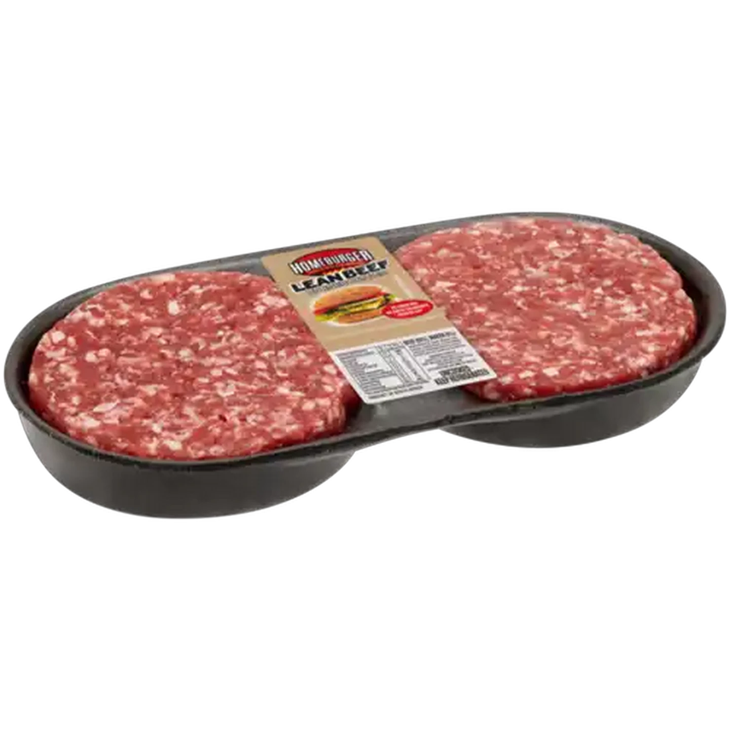 Image of Homeburger Lean Beef Burger Patties Per KG (4 Patties)