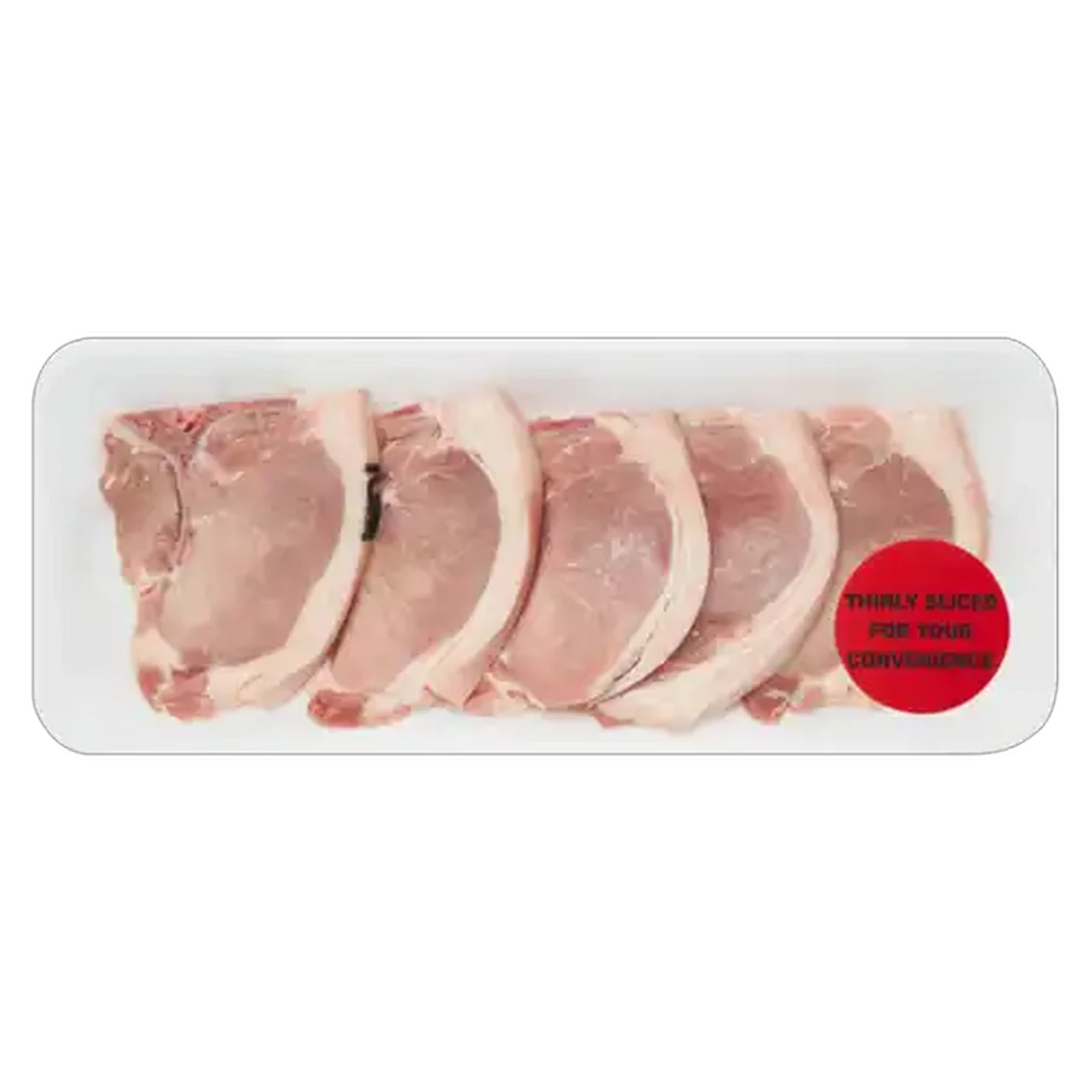 Image of Thinly Sliced Pork Loin Chops Per kg