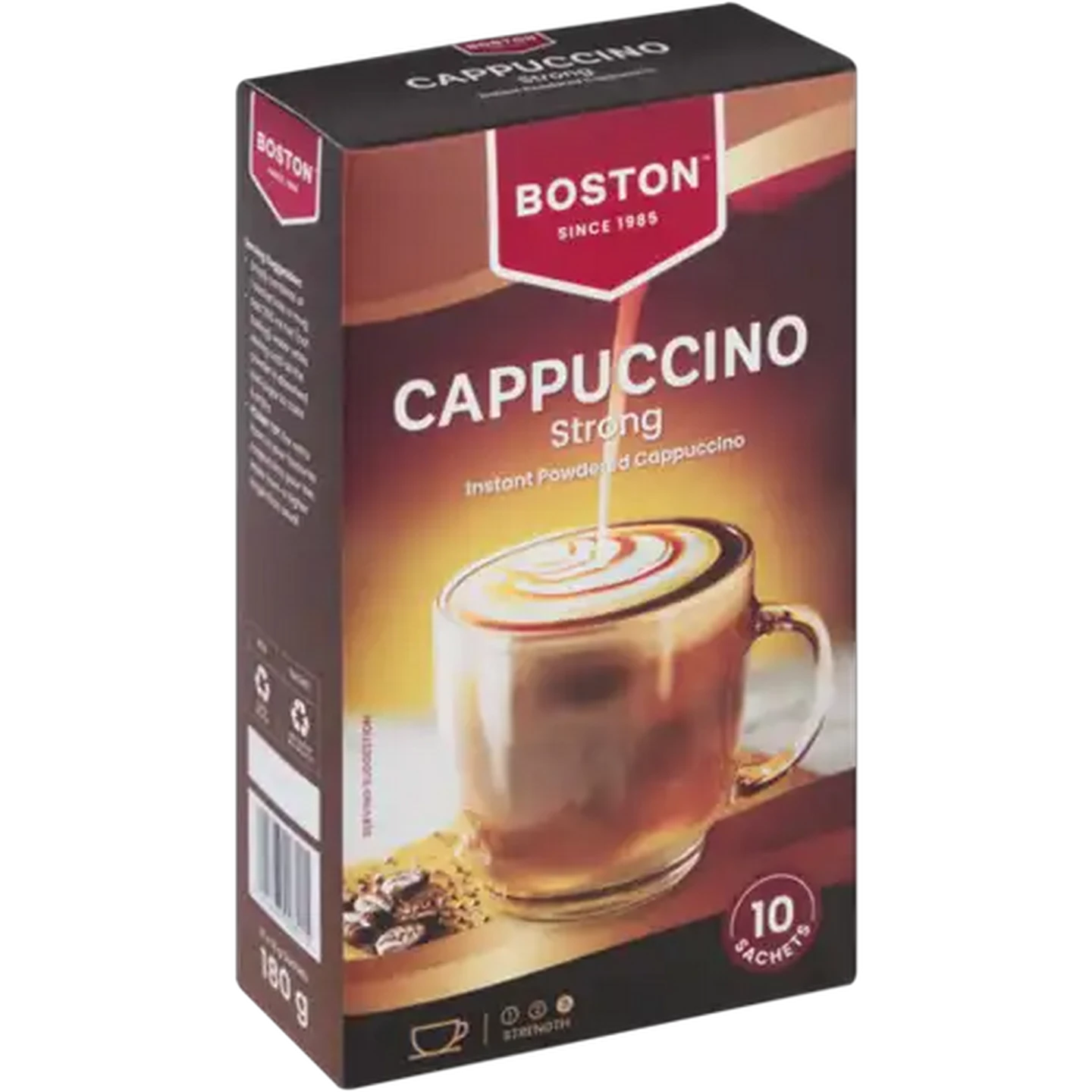 Image of Boston Strong Instant Cappuccino 10 x 18g