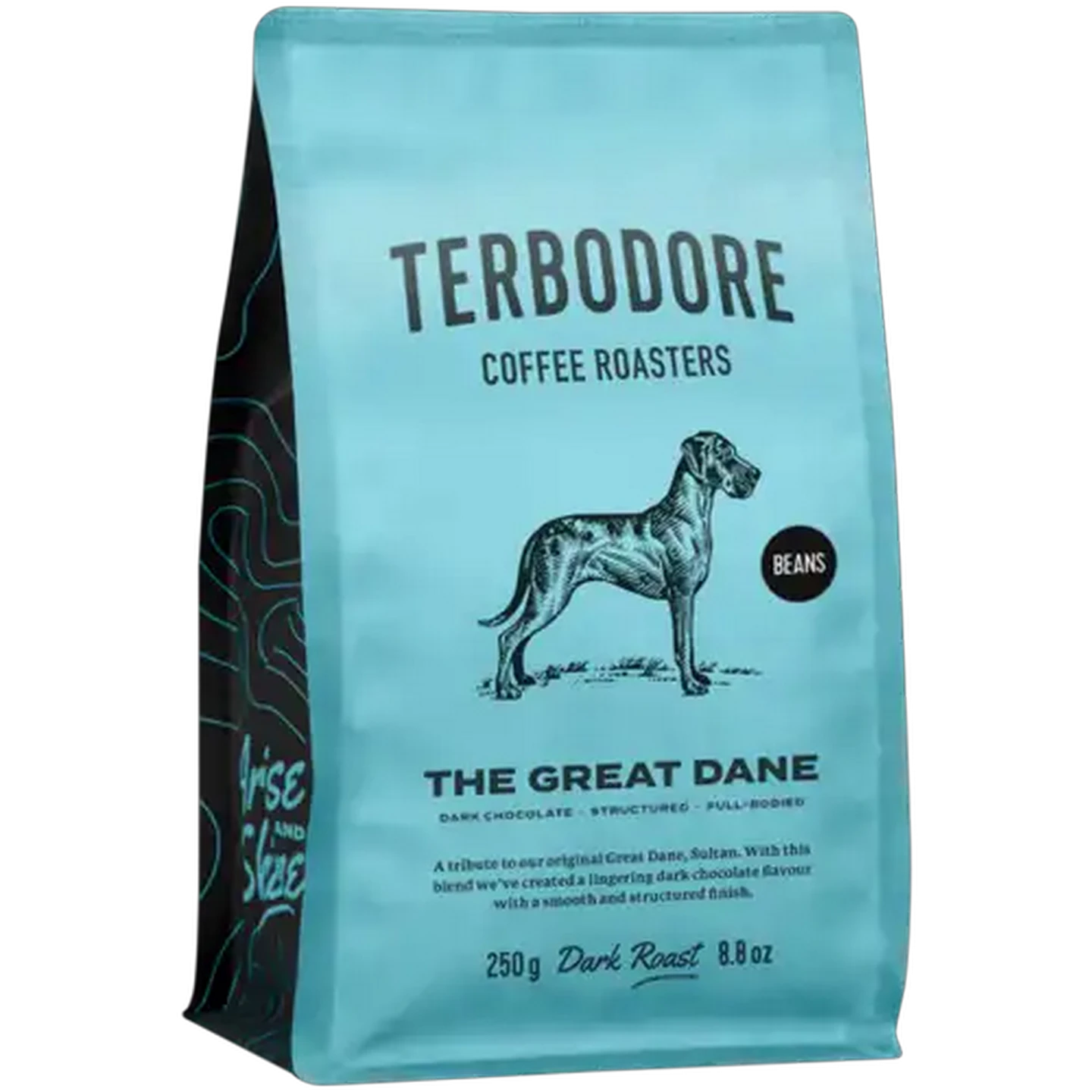 Image of Terbodore The Great Dane Dark Roast Coffee Beans 250g