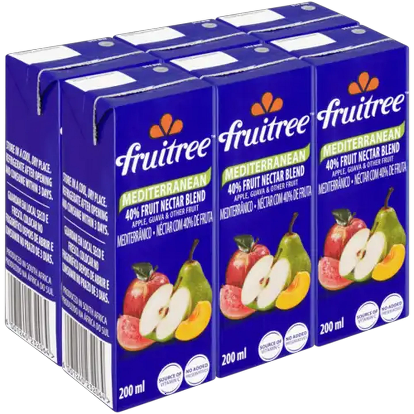 Image of Fruitree Mediterranean 40% Fruit Nectar Blend 6 x 200ml
