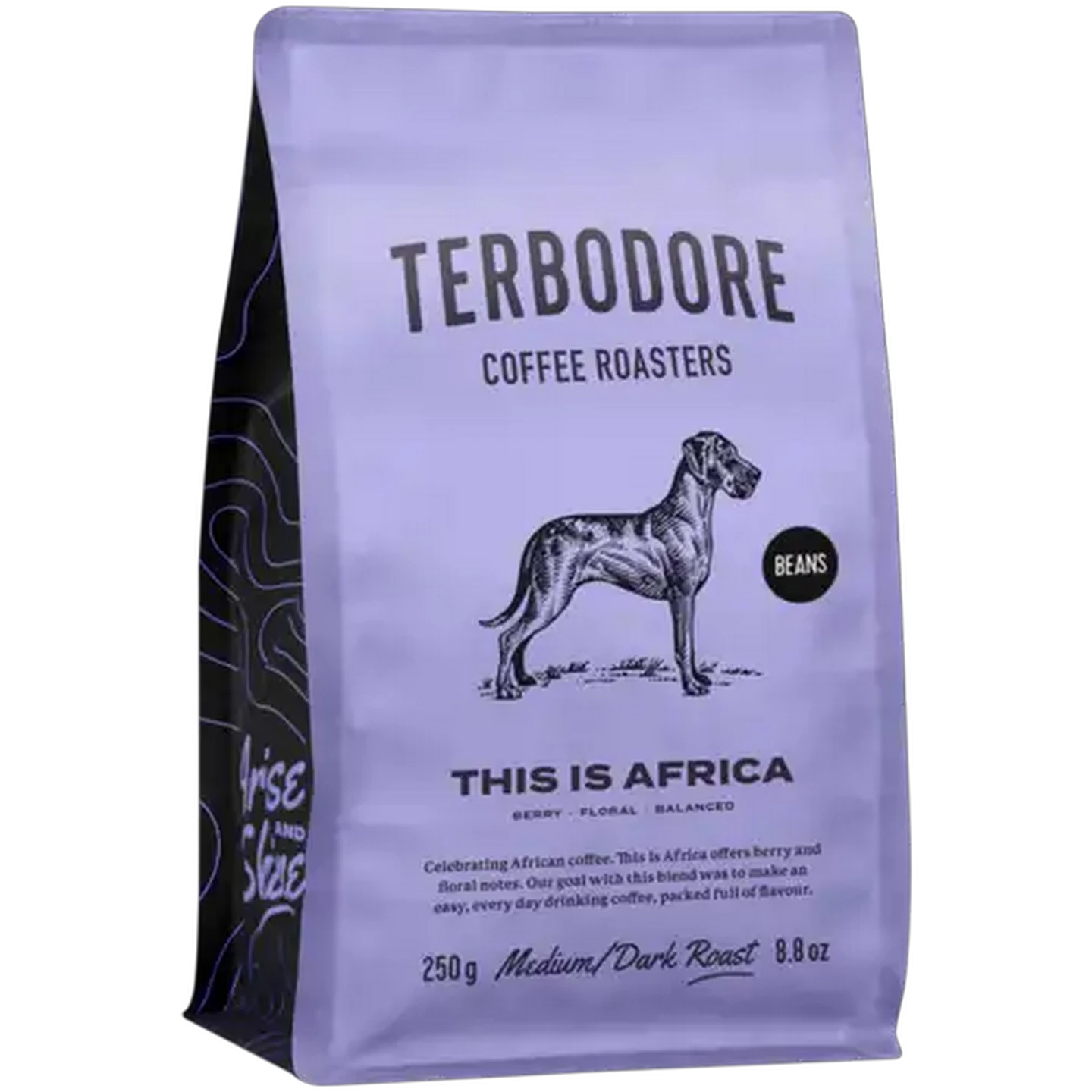 Image of Terbodore This Is Africa Medium Dark Roast Coffee Beans 250g