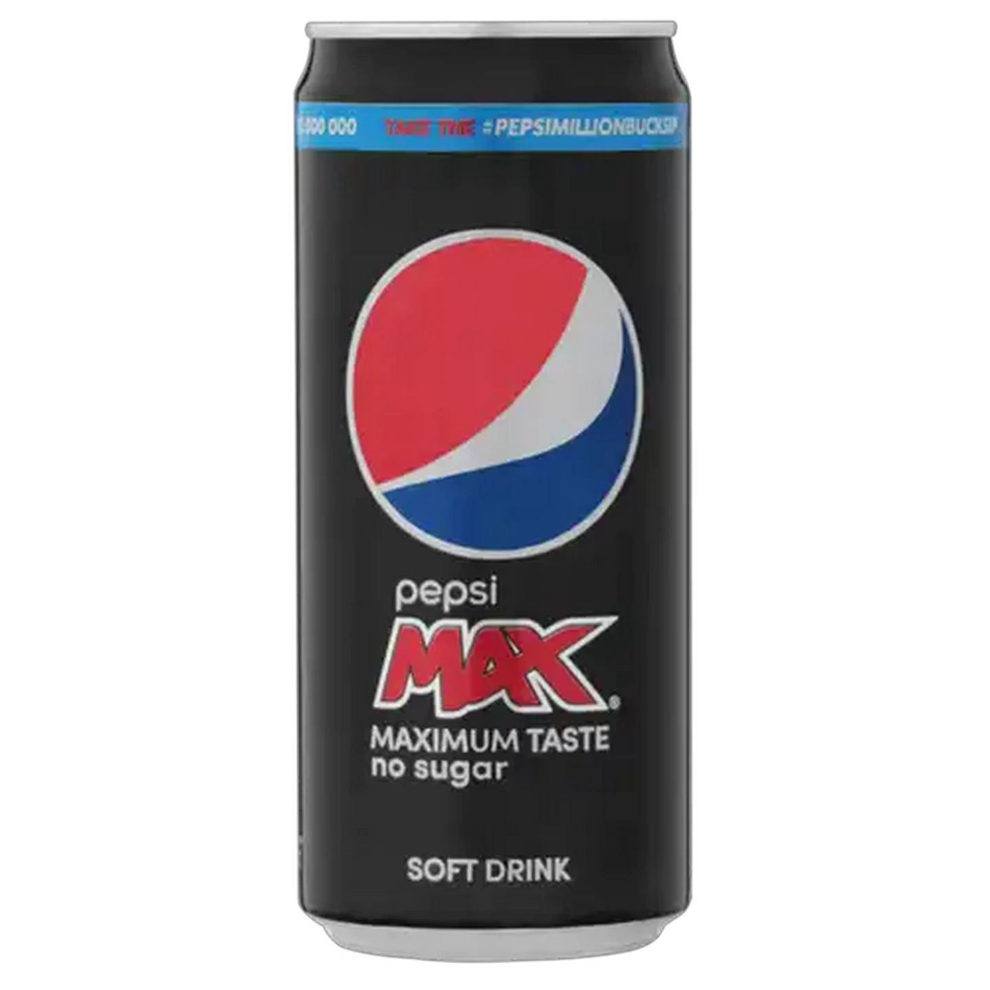 Image of Pepsi Max No Sugar Soft Drink Can 330ml