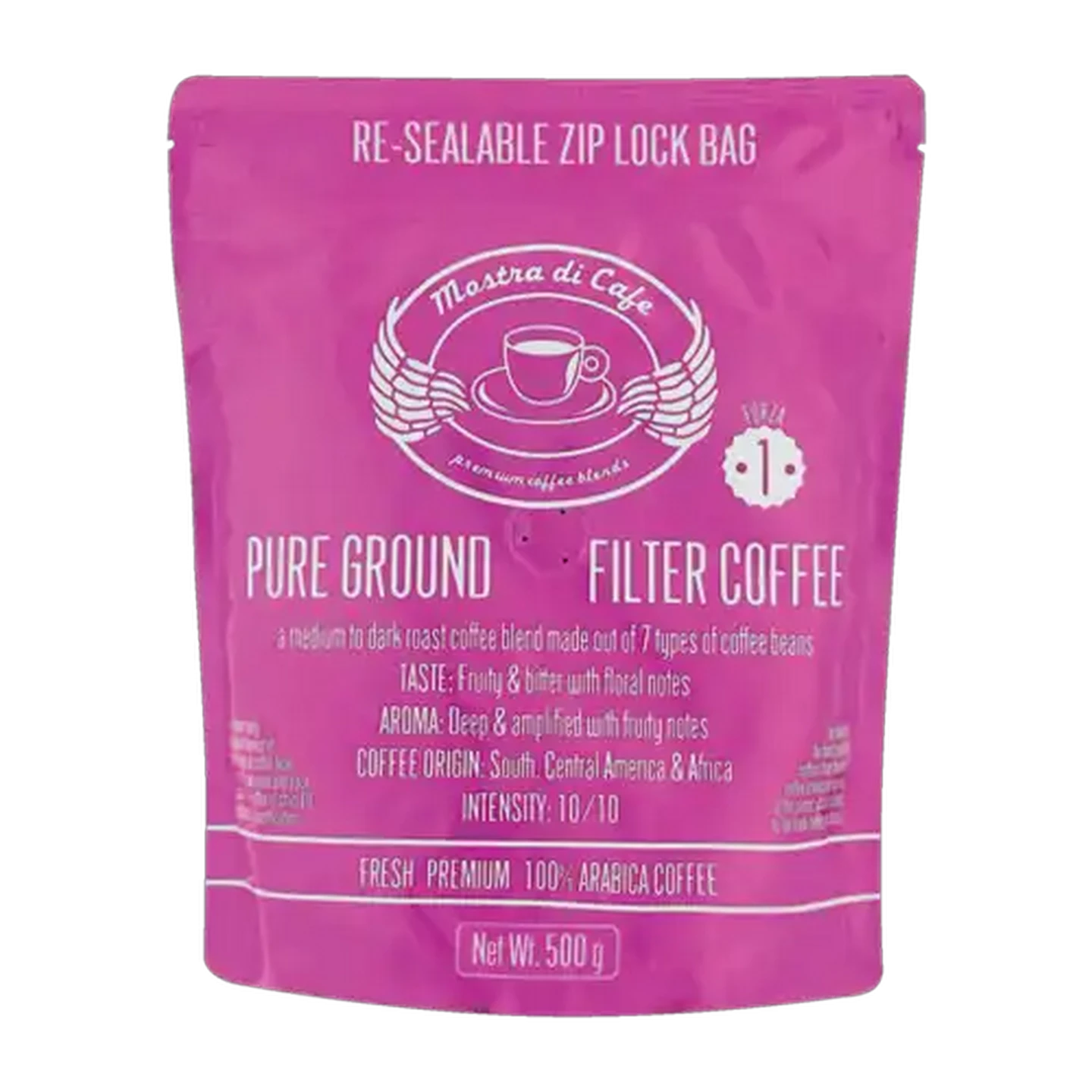 Image of Mostra di Cafe Forza No. 1 100% Arabica Pure Ground Filter Coffee 500g