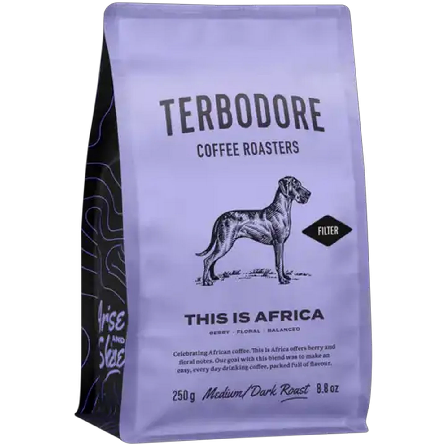Image of Terbodore This Is Africa Medium Dark Roast Ground Coffee 250g