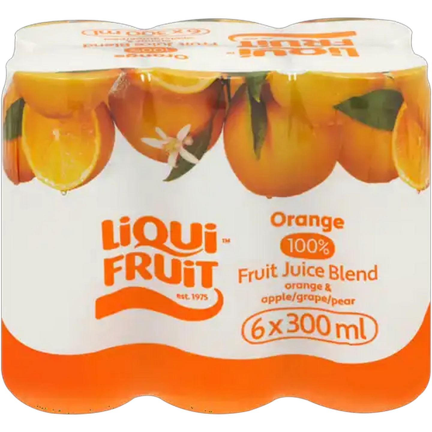 Image of Liqui Fruit Orange 100% Fruit Juice Blend 6 x 300ml