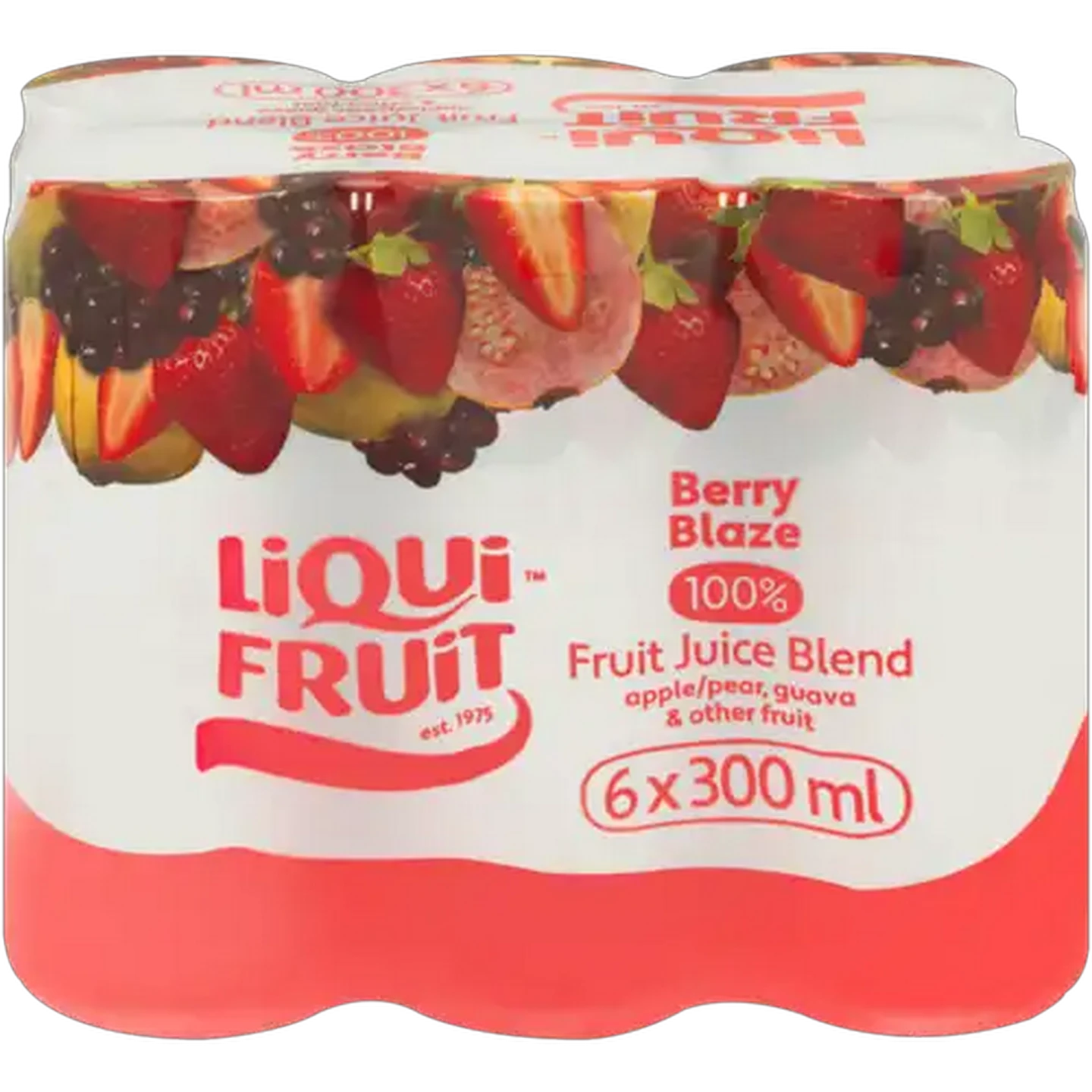 Image of Liqui Fruit Berry Blaze 100% Fruit Juice Blend 6 x 300ml