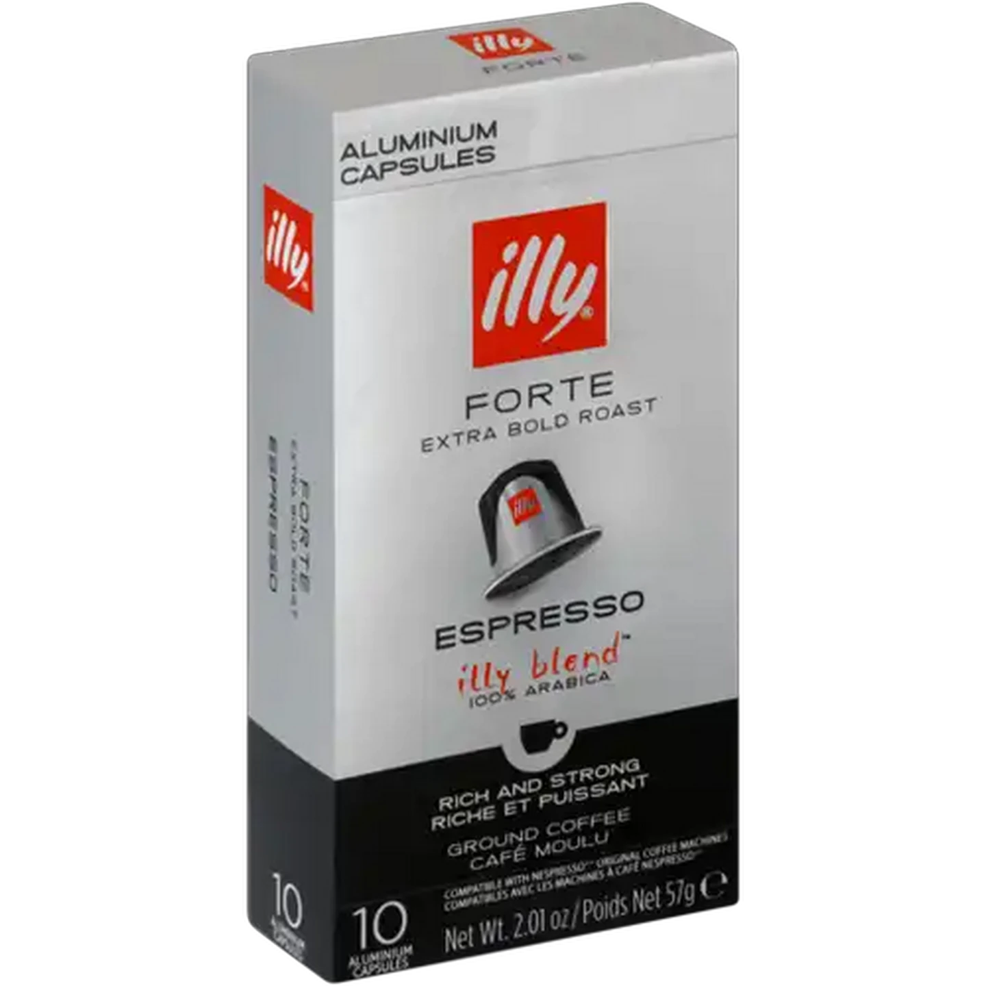 Image of Illy Extra Bold Roast Expresso Coffee Capsules 10 Pack