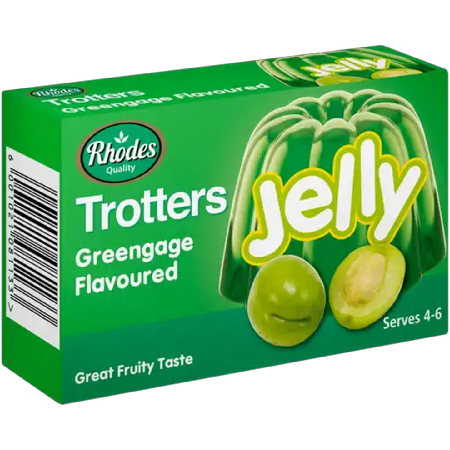 Image of Rhodes Quality Trotters Greengage Flavoured Instant Jelly 40g