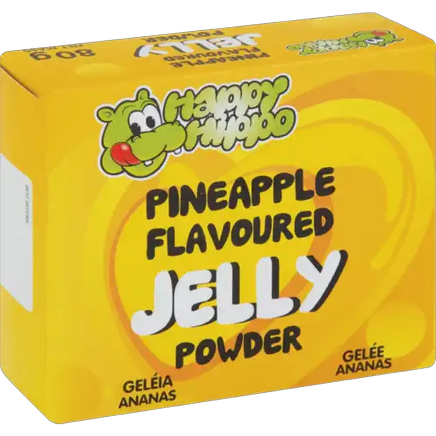 Image of Happy Hippo Pineapple Flavoured Jelly Powder 80g