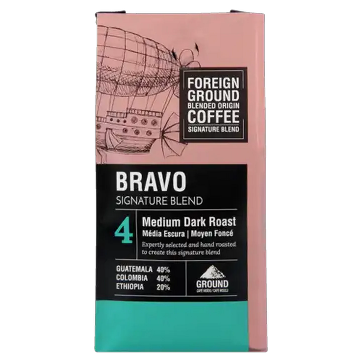 Image of Foreign Ground Bravo Medium Dark Roast Filter Coffee 250g
