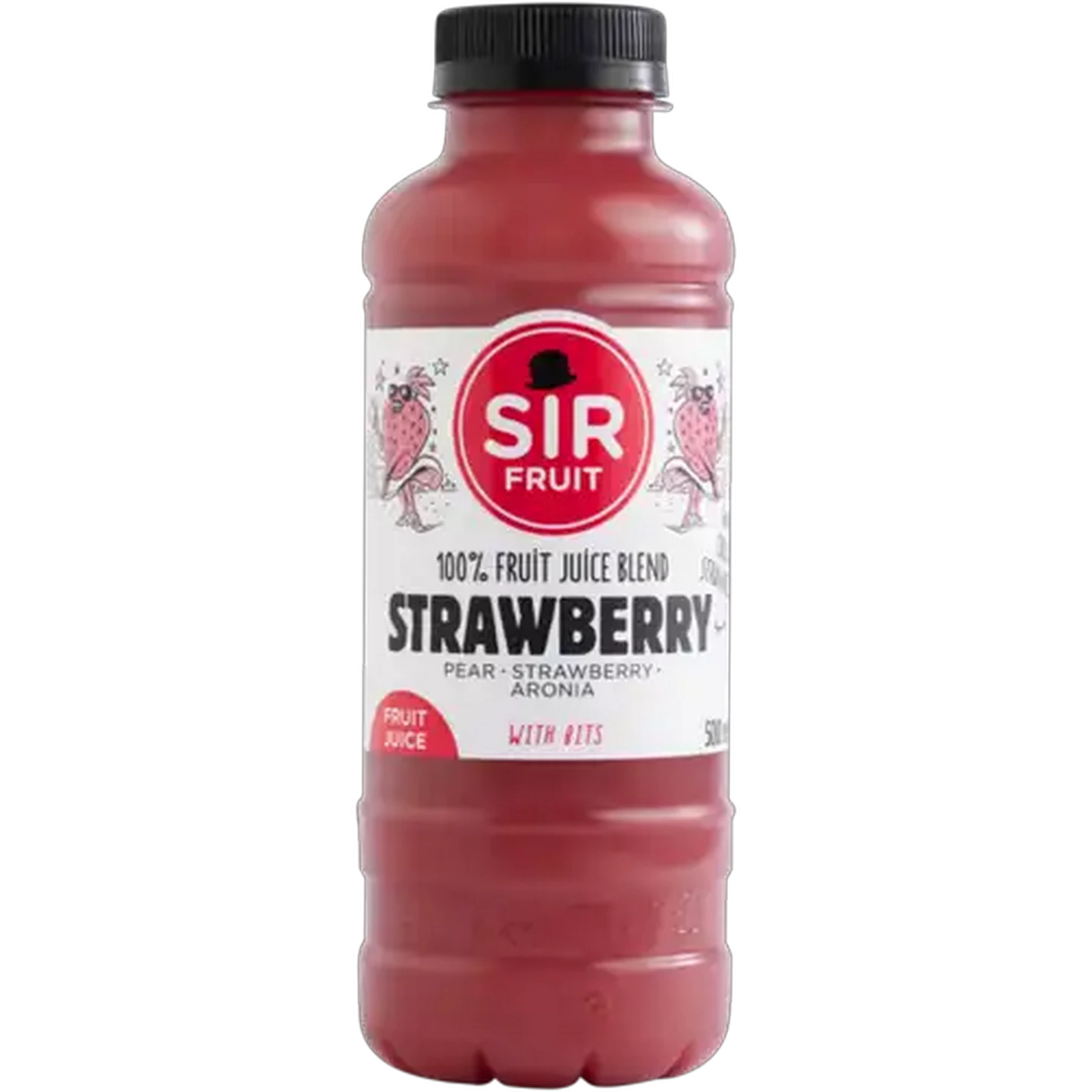 Image of Sir Fruit Strawberry 100% Fruit Juice Blend Bottle 500ml