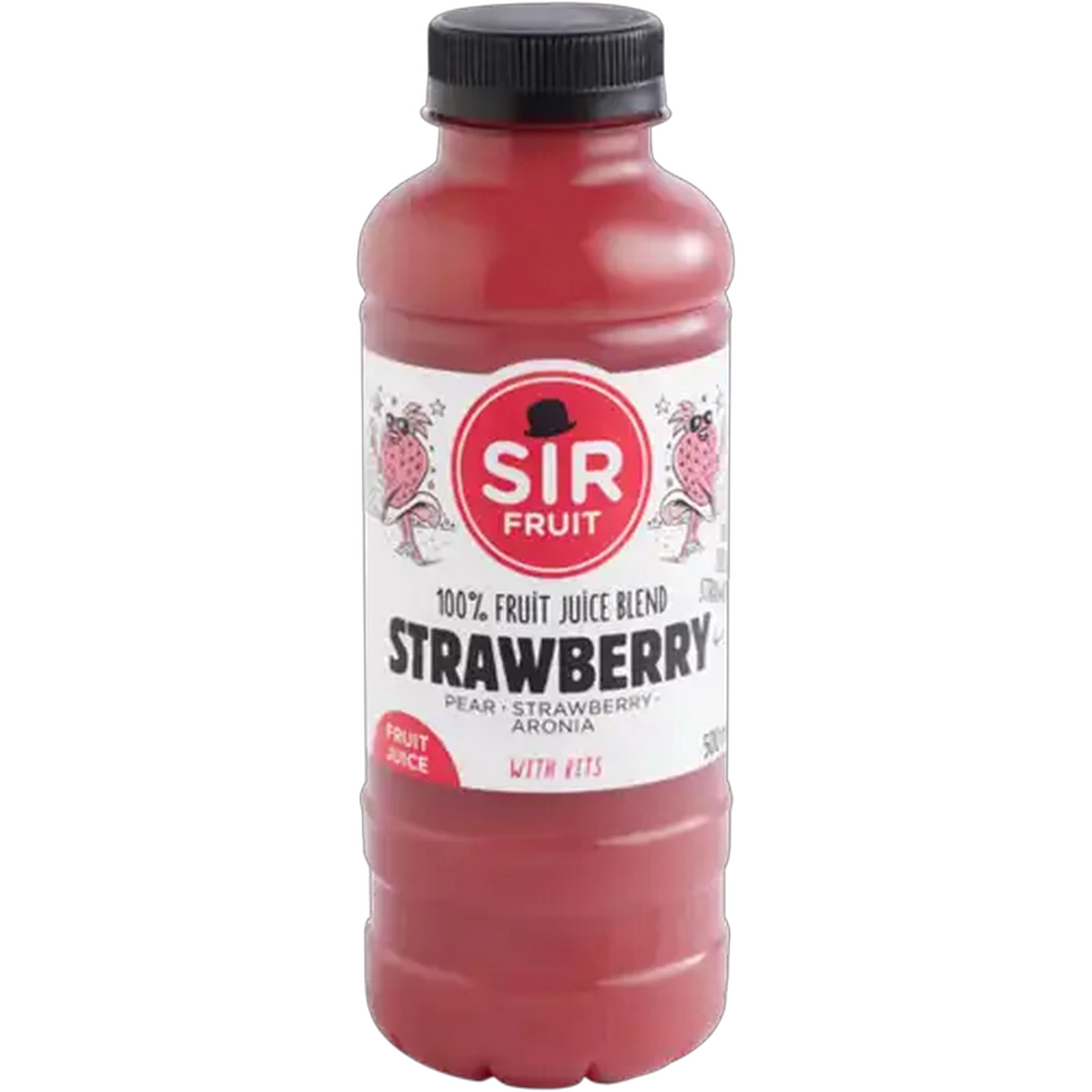 Image of Sir Fruit Strawberry 100% Fruit Juice Blend Bottle 500ml