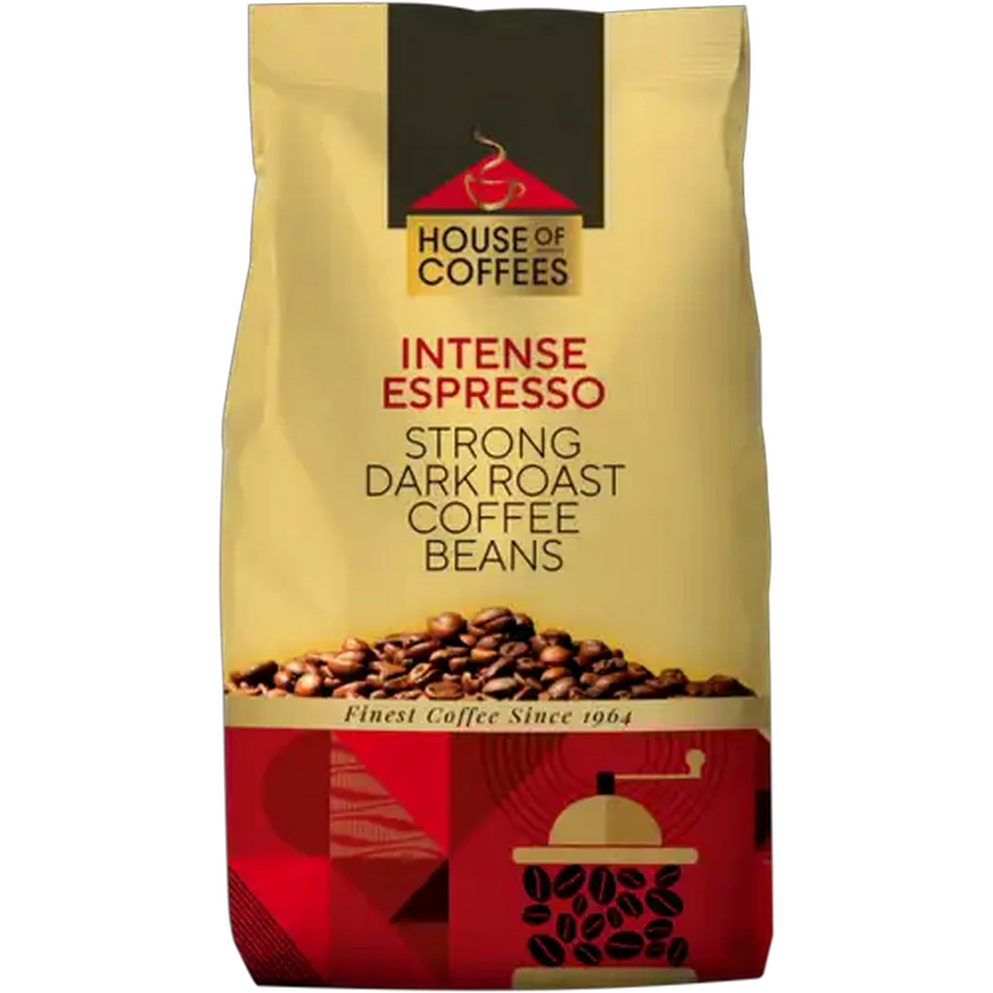 Image of House of Coffees Intense Espresso Pure Coffee Beans 1kg