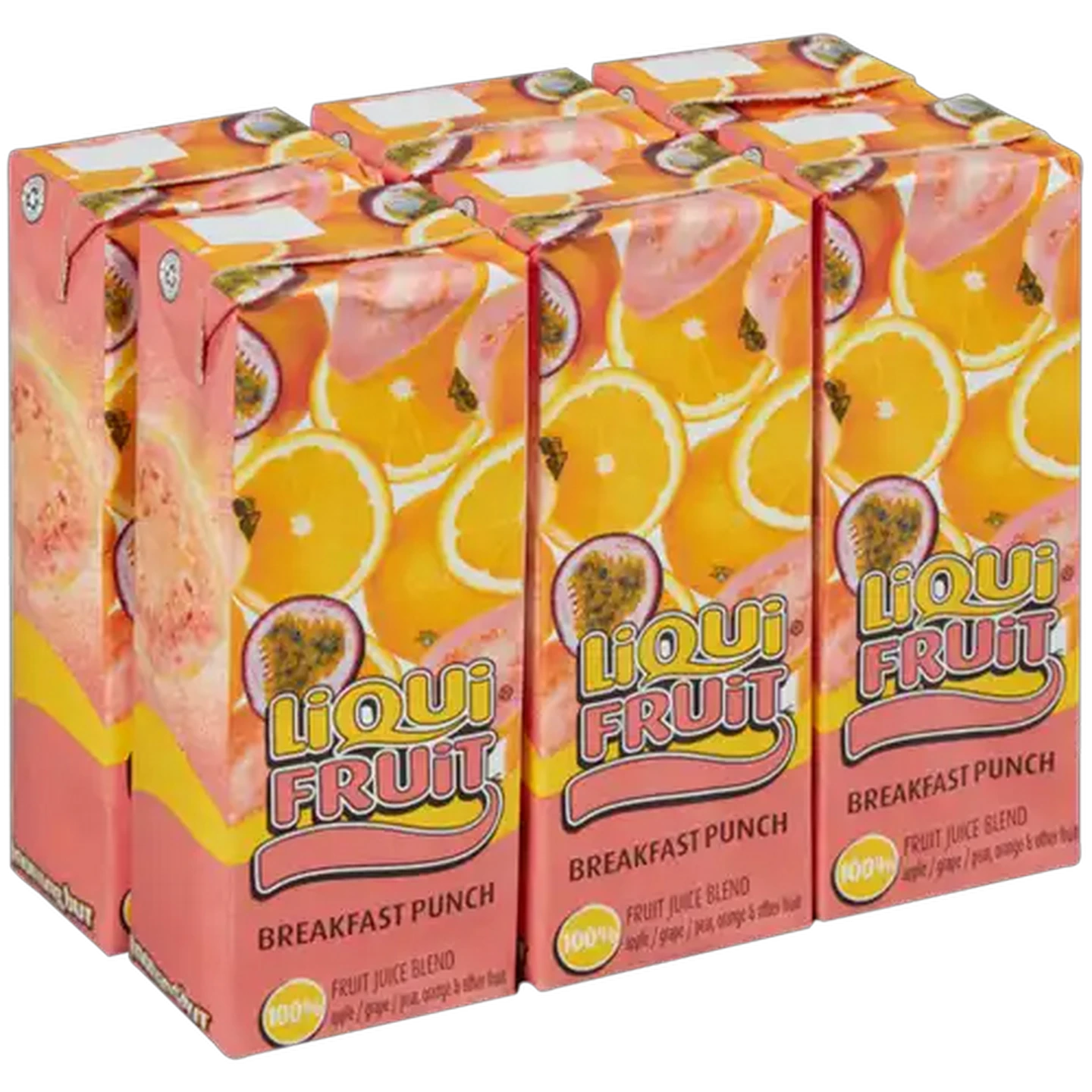 Image of Liqui Fruit Breakfast Punch Fruit Juice Boxes 6 x 200ml