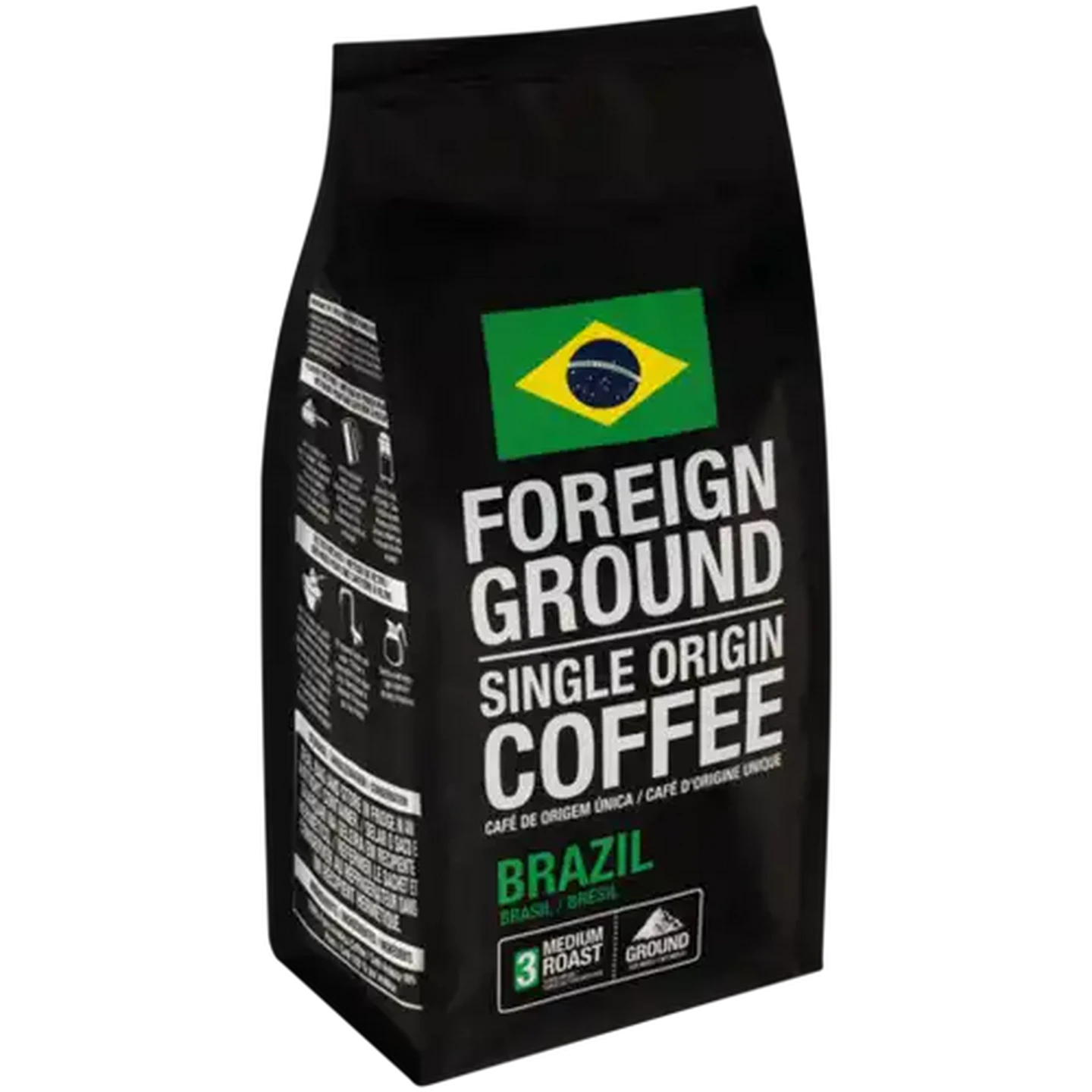Image of Foreign Ground Single Origin Brazil Medium Roast Ground Coffee 250g