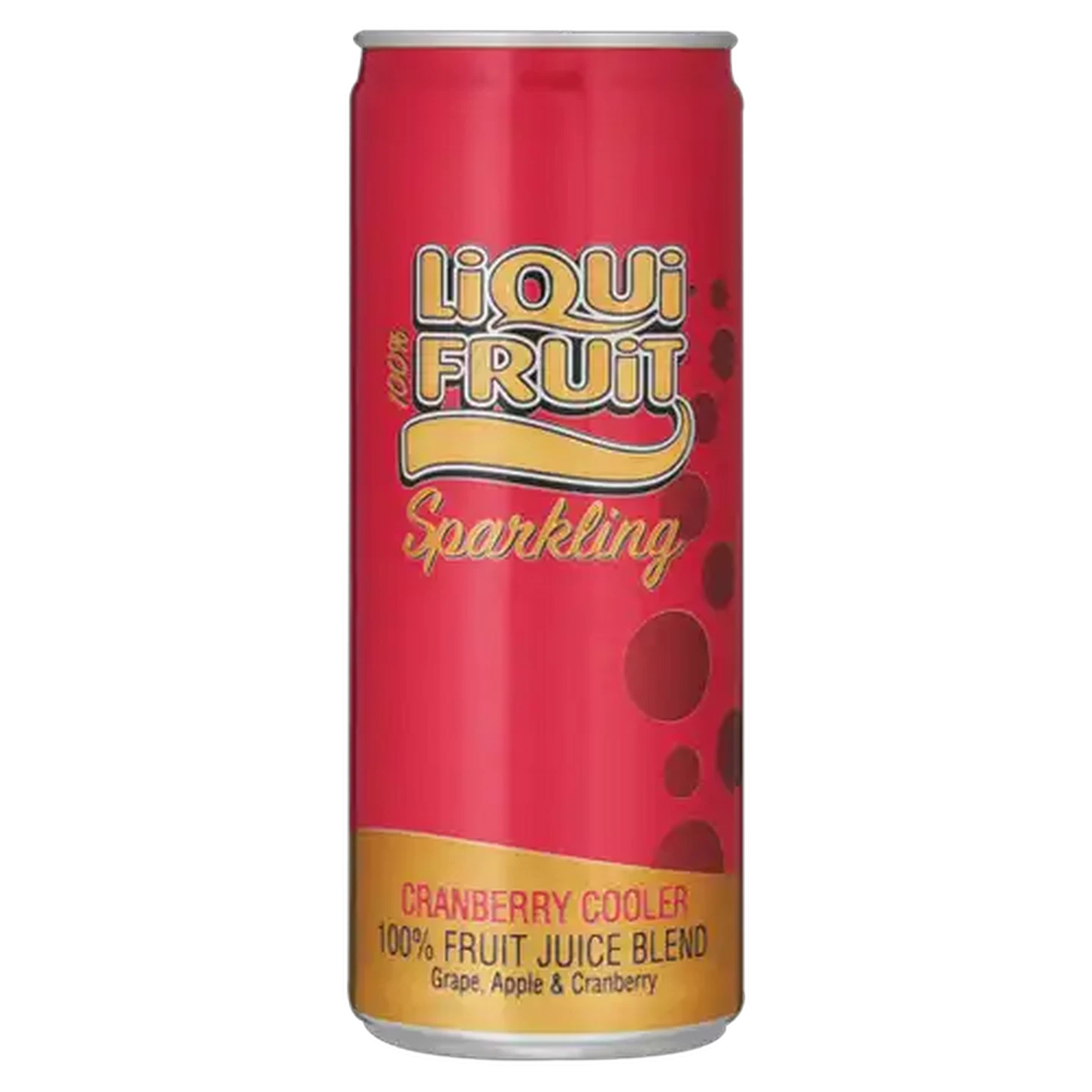 Image of Liqui Fruit Sparkling Cranberry Cooler Juice Can 250ml