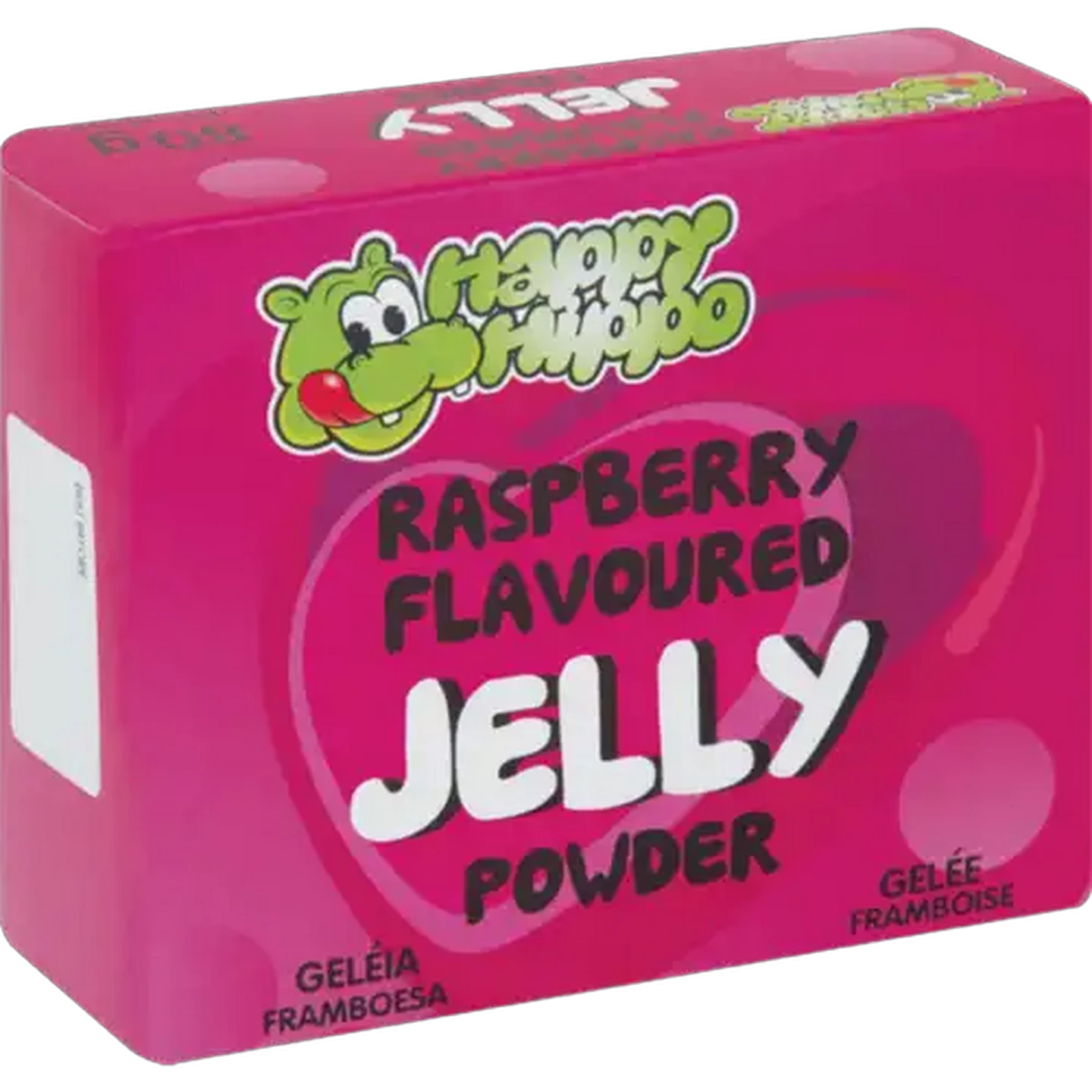 Image of Happy Hippo Raspberry Flavoured Jelly Powder 80g