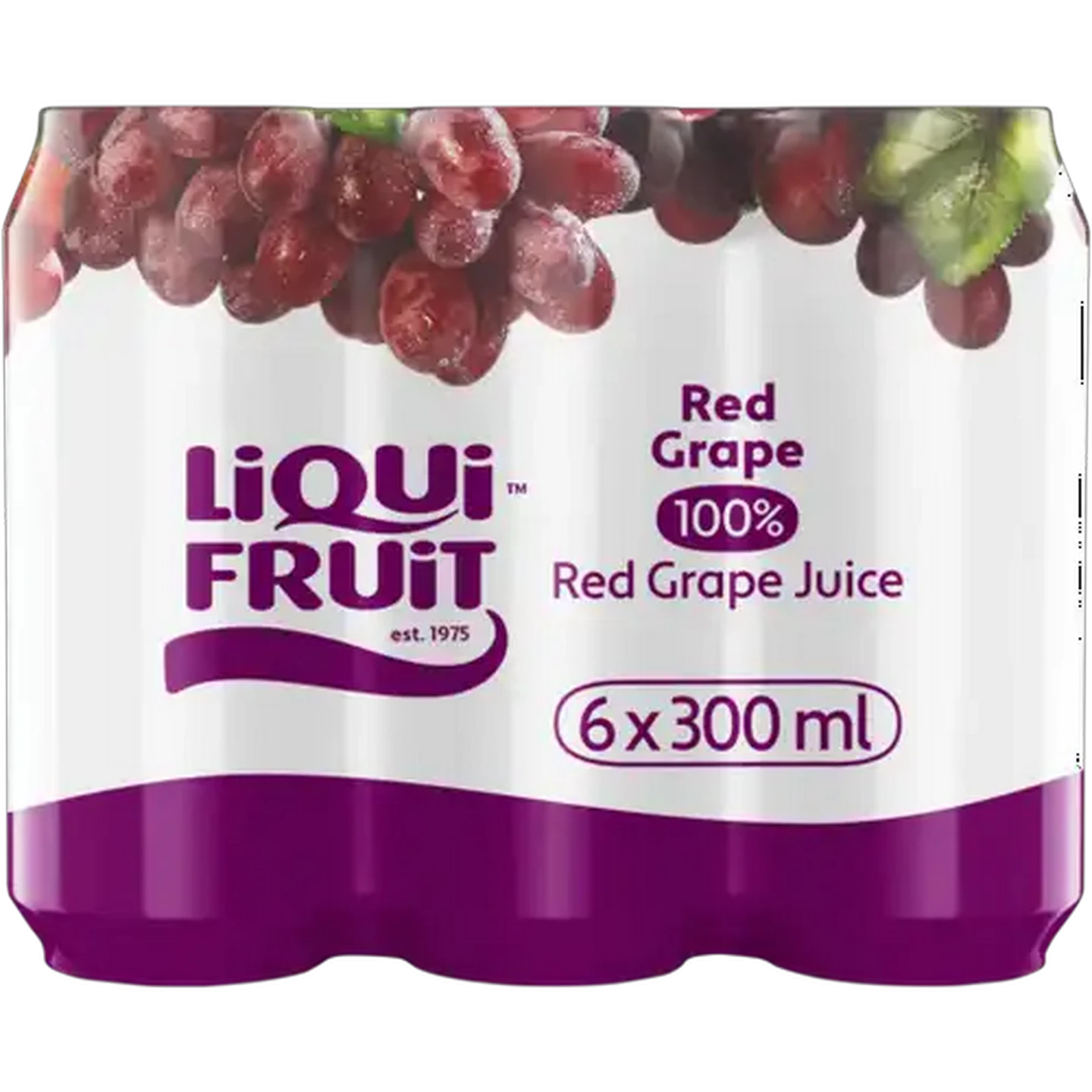 Image of Liqui Fruit Red Grape Fruit Juice 6 x 300ml