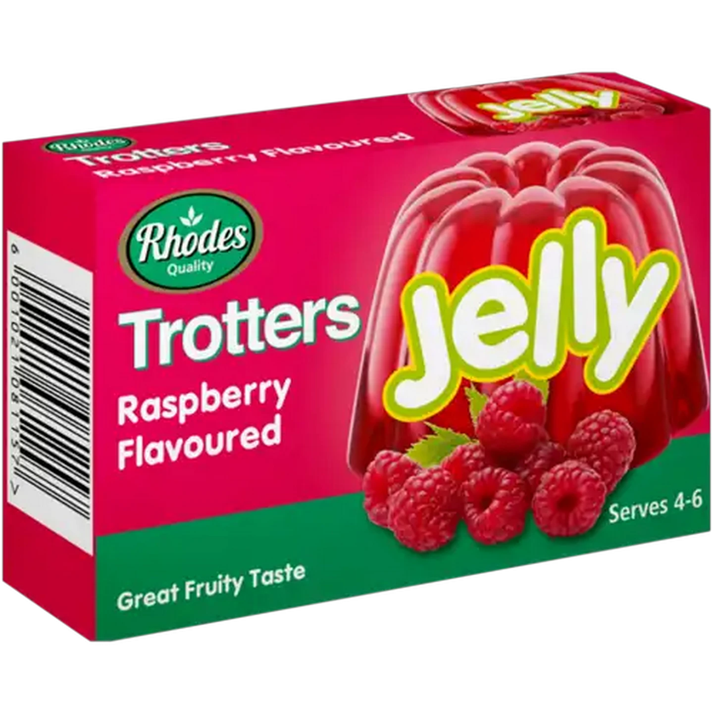 Image of Rhodes Quality Trotters Raspberry Flavoured Jelly 40g