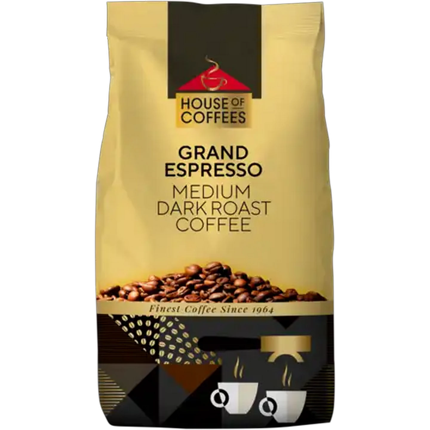 Image of House of Coffees Grand Espresso Coffee Beans 1kg