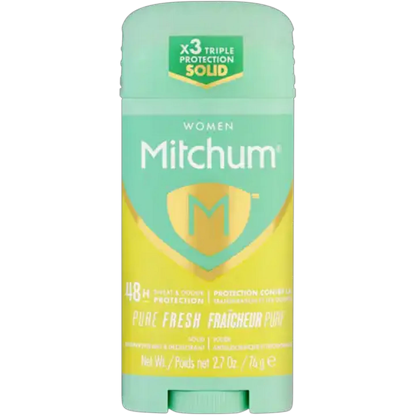 Image of Mitchum Women Pure Fresh Antiperspirant & Deodorant Solid Stick 76g